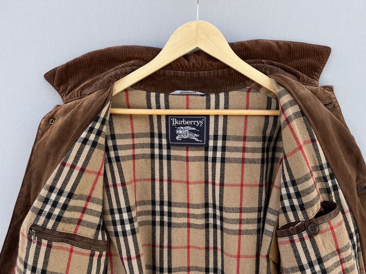 Burberry 🔥 Rare VTG BURBERRY Suede Leather Jacket NOVA CHECK Size US M / EU 48-50 / 2 - 6 Thumbnail