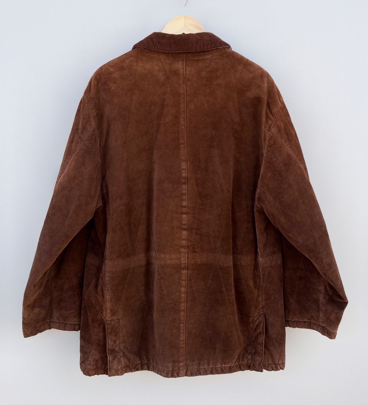 Burberry 🔥 Rare VTG BURBERRY Suede Leather Jacket NOVA CHECK Size US M / EU 48-50 / 2 - 4 Thumbnail