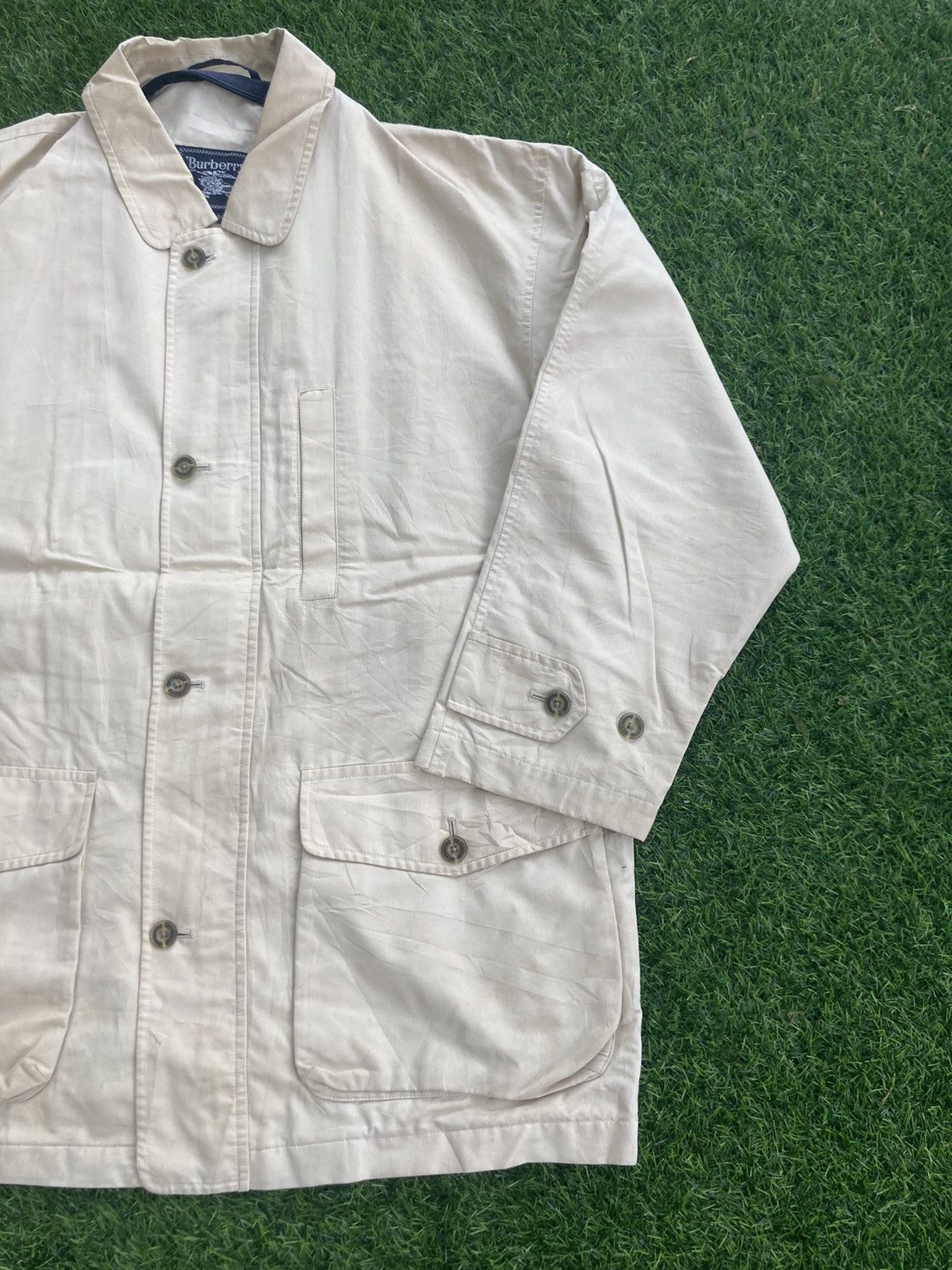 Burberry × Vintage VINTAGE DISTRESSED BURBERRY JACKET Size US M / EU 48-50 / 2 - 4 Thumbnail