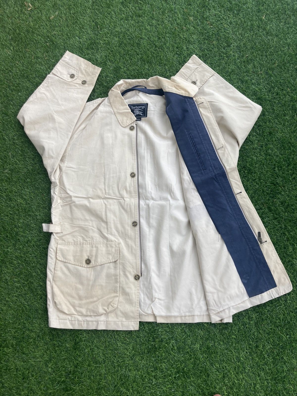 Burberry × Vintage VINTAGE DISTRESSED BURBERRY JACKET Size US M / EU 48-50 / 2 - 2 Thumbnail