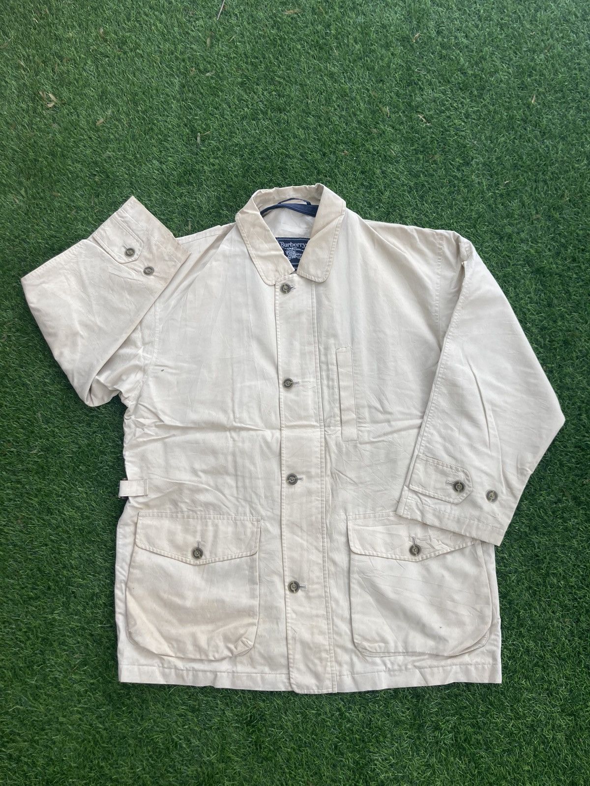 VINTAGE DISTRESSED BURBERRY JACKET