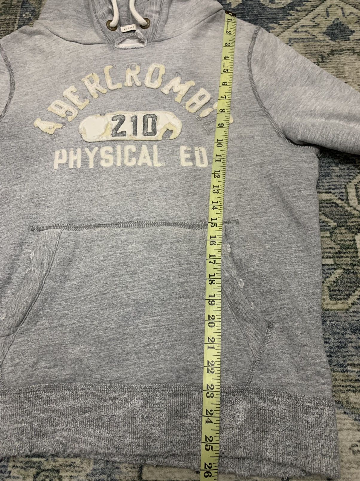 Abercrombie & Fitch Abercrombie Thrashed Hoodie Size US S / EU 44-46 / 1 - 11 Thumbnail