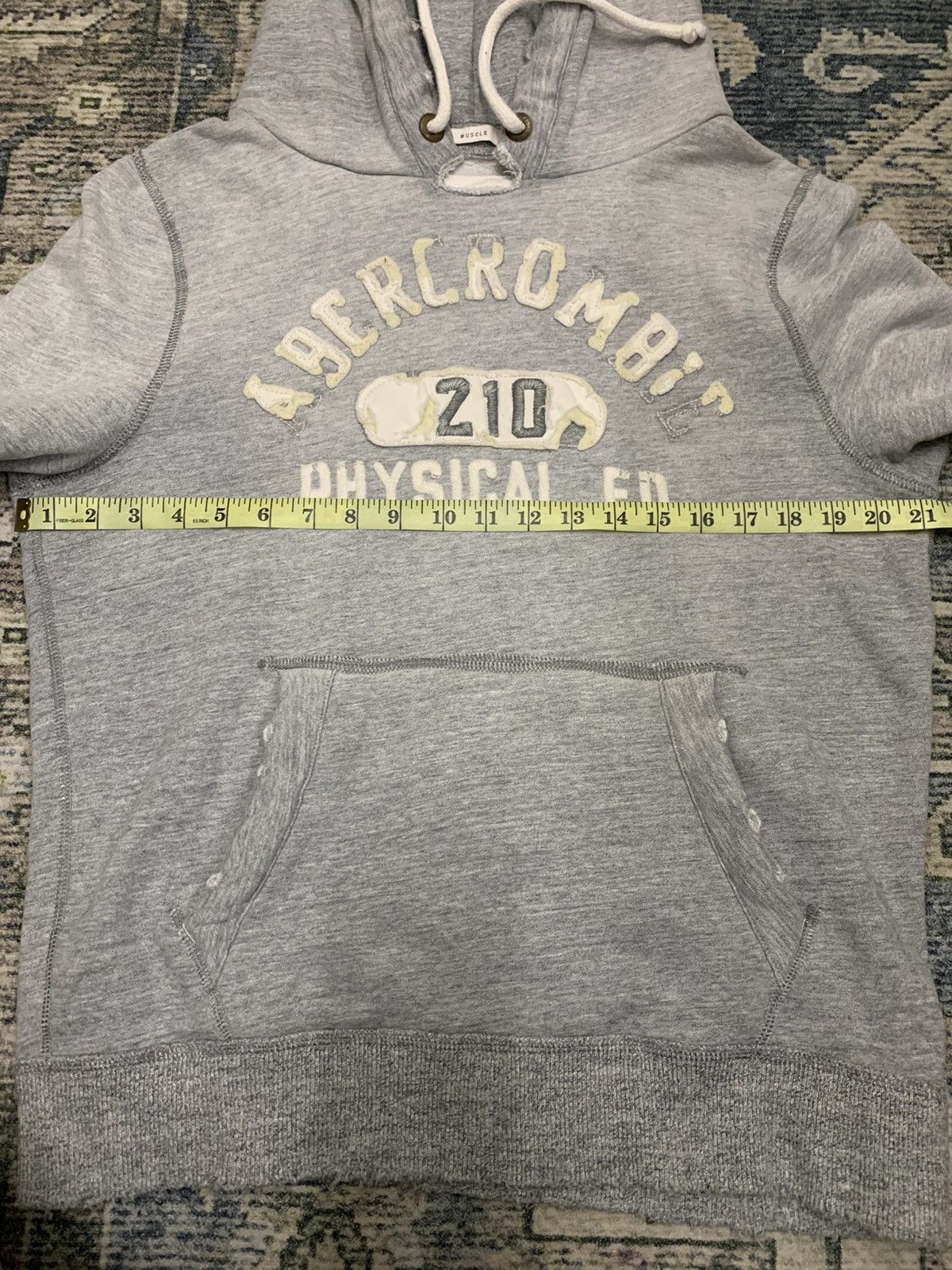 Abercrombie & Fitch Abercrombie Thrashed Hoodie Size US S / EU 44-46 / 1 - 10 Thumbnail