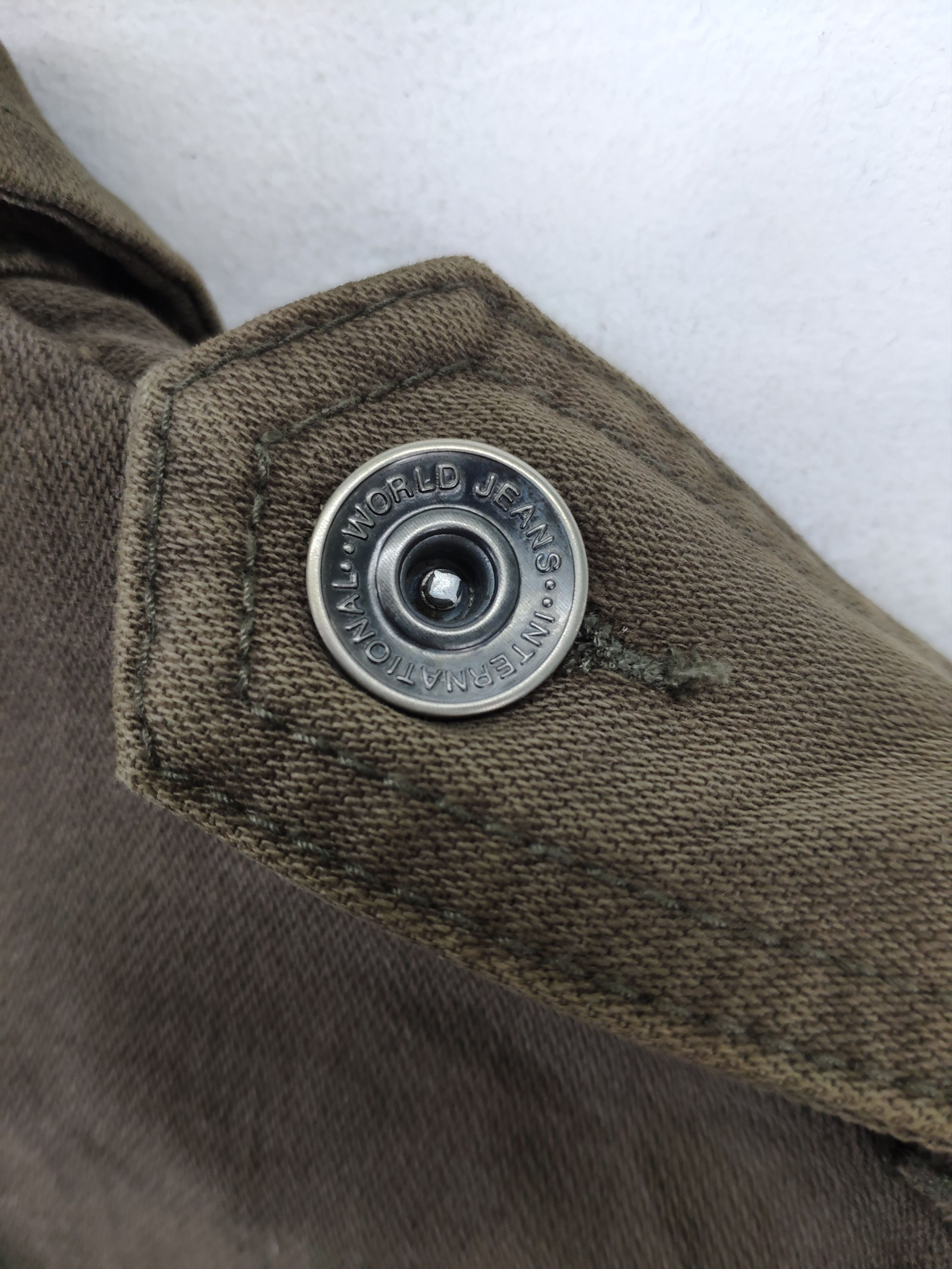 Japanese Brand × Vintage Vintage Denim Trench Coat Military Style Unbranded Size M / US 6-8 / IT 42-44 - 15 Thumbnail
