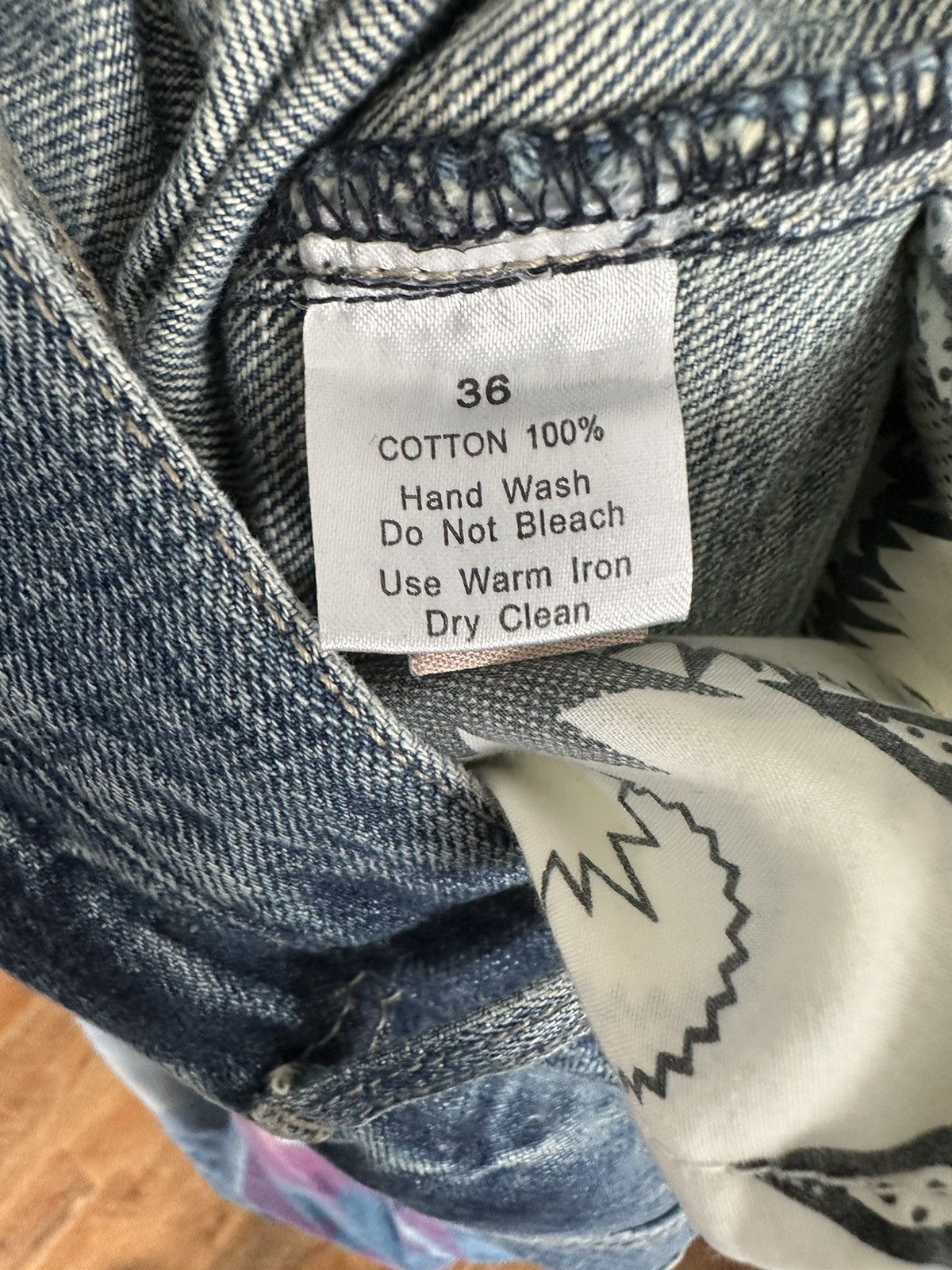 Stussy Stussy Vintage Floral Denim Size US 36 / EU 52 - 9 Thumbnail