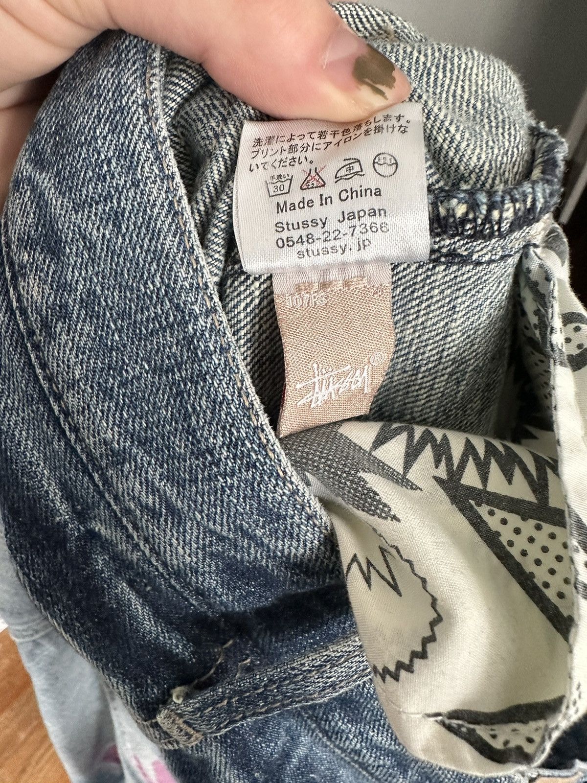 Stussy Stussy Vintage Floral Denim Size US 36 / EU 52 - 10 Thumbnail