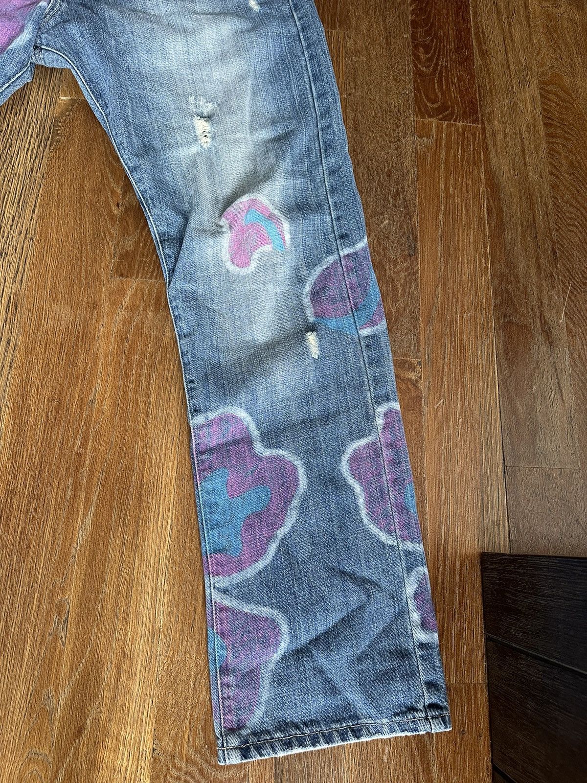 Stussy Stussy Vintage Floral Denim Size US 36 / EU 52 - 3 Thumbnail