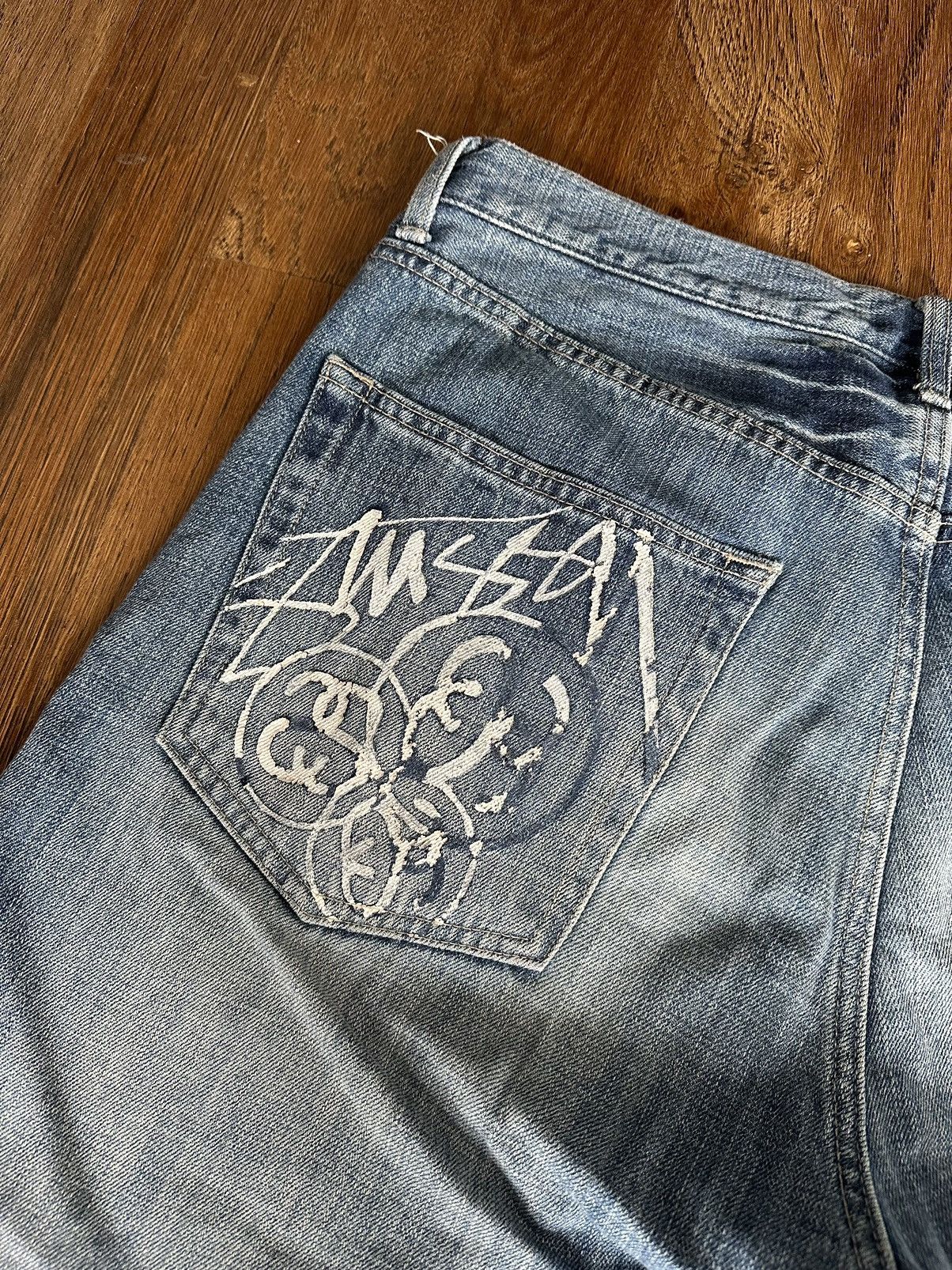 Stussy Stussy Vintage Floral Denim Size US 36 / EU 52 - 6 Thumbnail