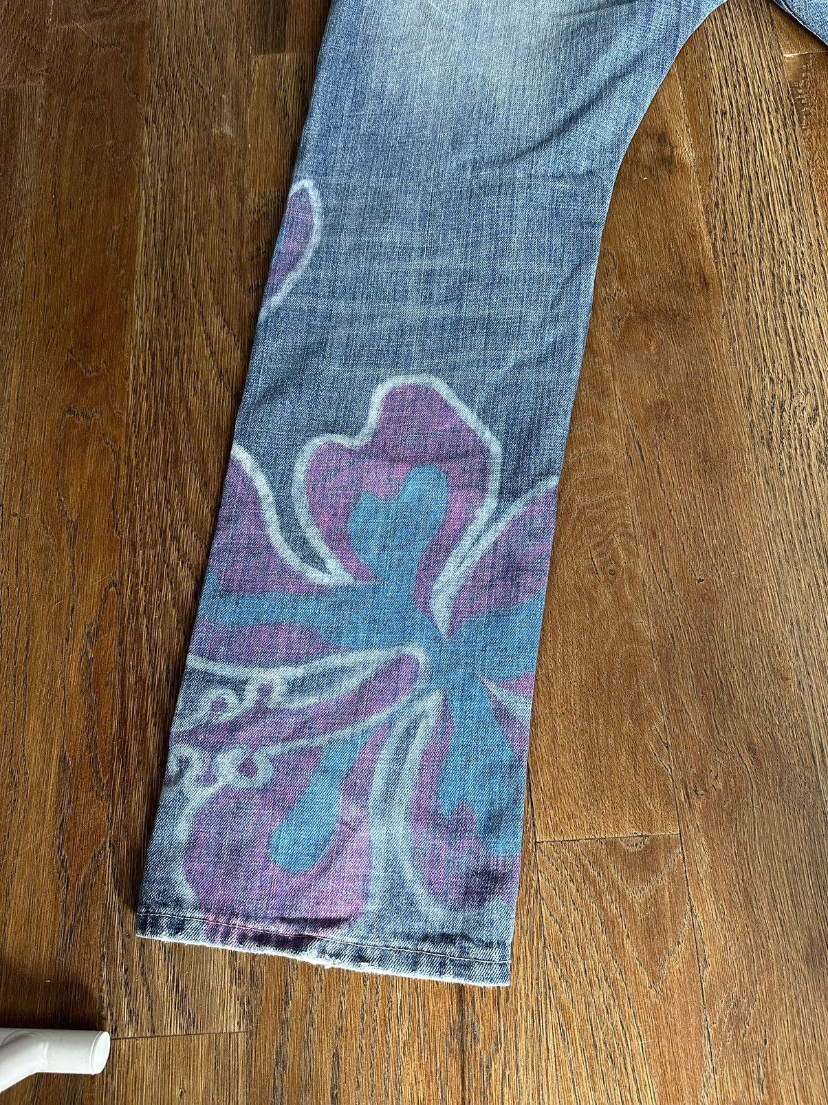 Stussy Stussy Vintage Floral Denim Size US 36 / EU 52 - 5 Thumbnail