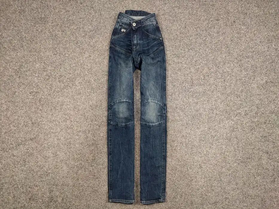 G-Star Vintage G Star Raw 5620 Mid Skinny Denim Blue Jeans Size 31" - 1 Thumbnail