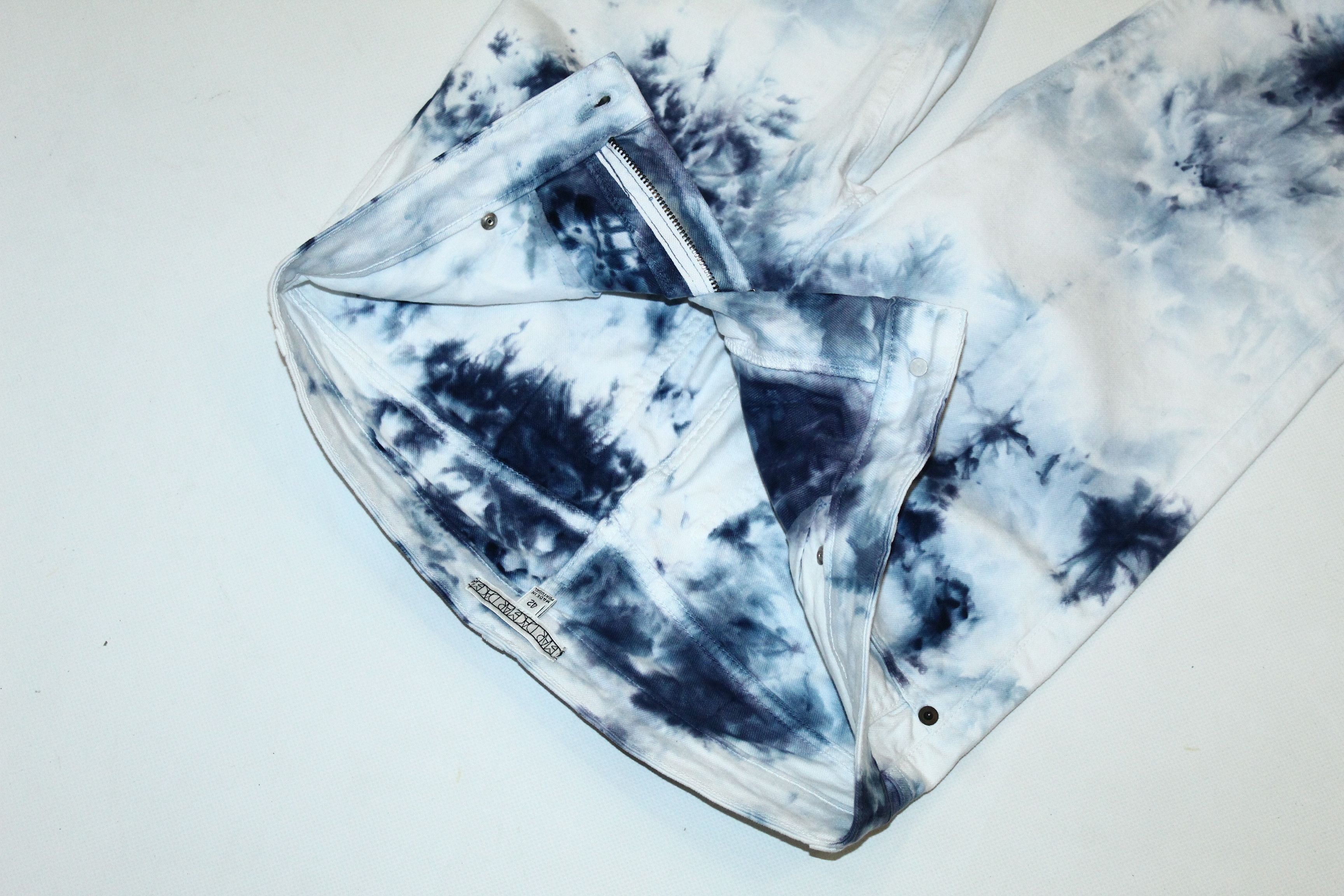 Dagmar House of Dagmar Slim Fit Bleached Denim Jeans Size US 32 / EU 48 - 3 Thumbnail