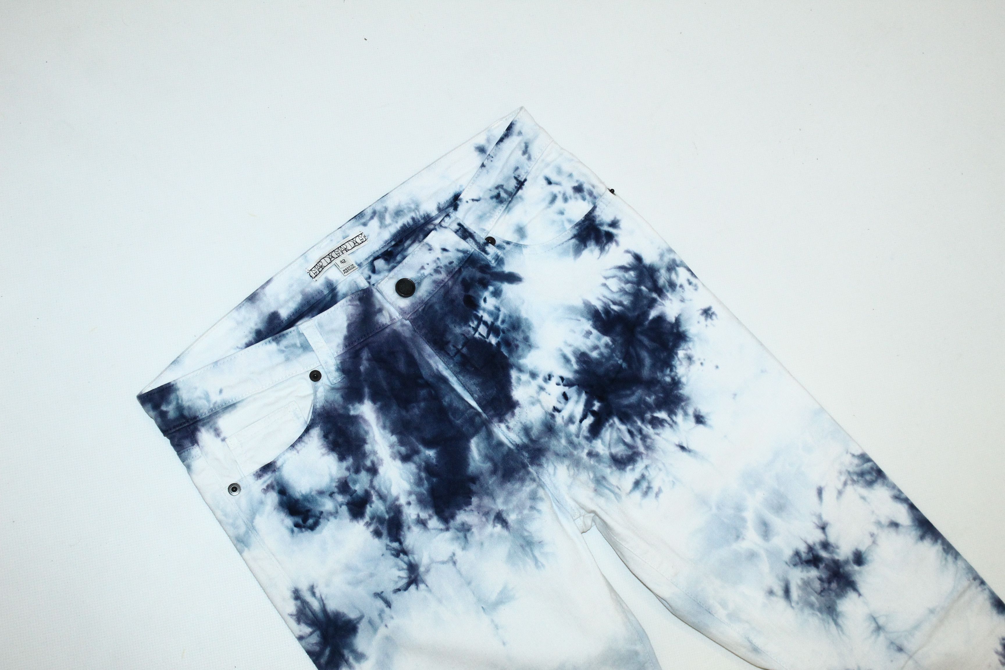 Dagmar House of Dagmar Slim Fit Bleached Denim Jeans Size US 32 / EU 48 - 7 Thumbnail