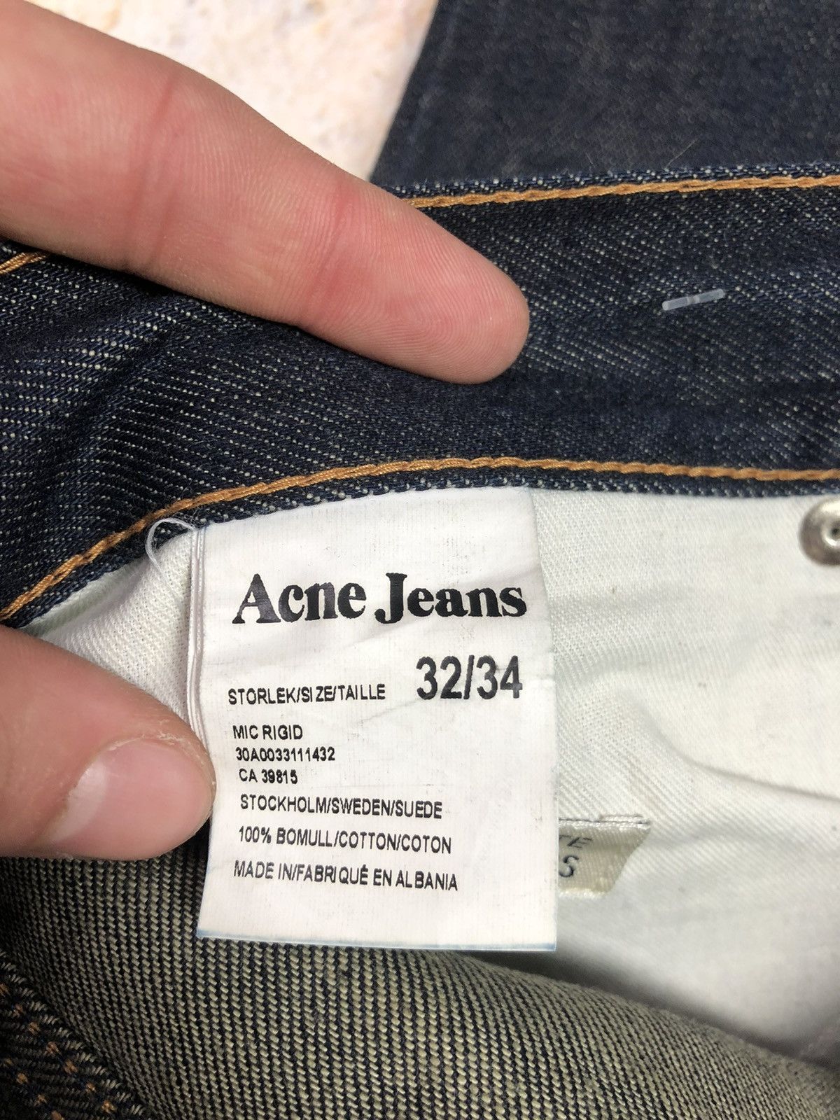 Acne Studios Acne studios navy denim pants Size US 32 / EU 48 - 5 Thumbnail