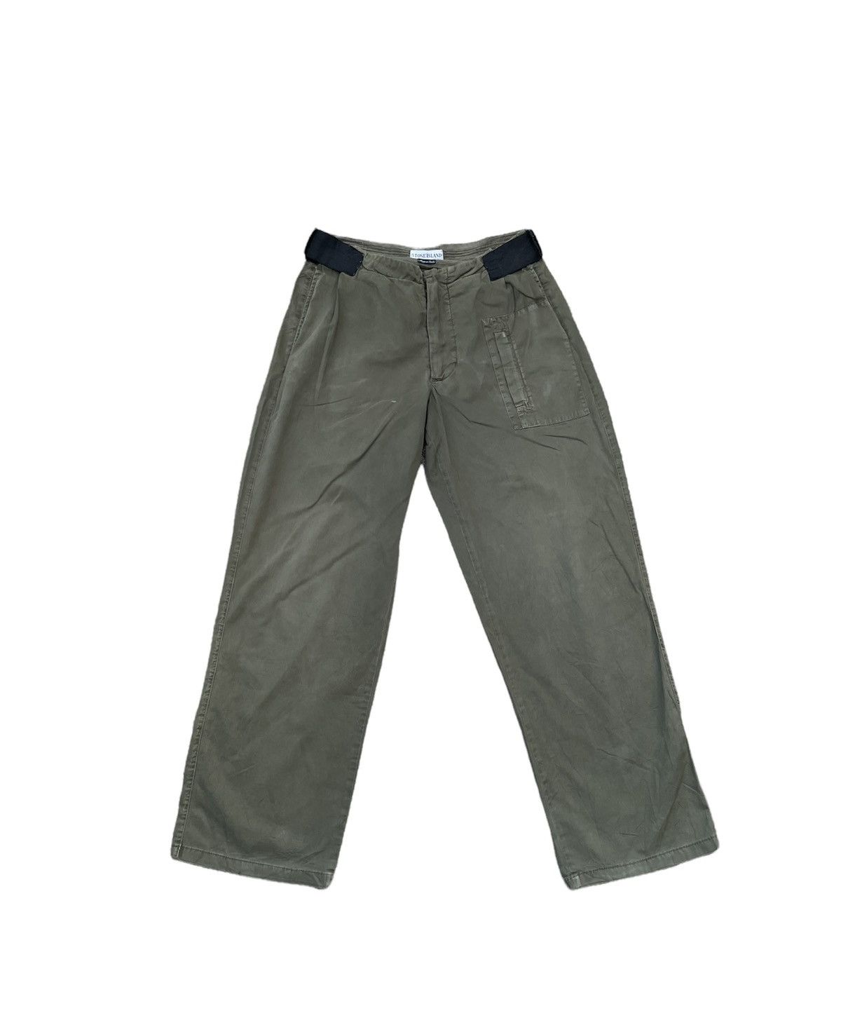 Designer × Stone Island × Vintage Stone Island Vintage Military Inspired Trousser Size US 32 / EU 48 - 3 Thumbnail