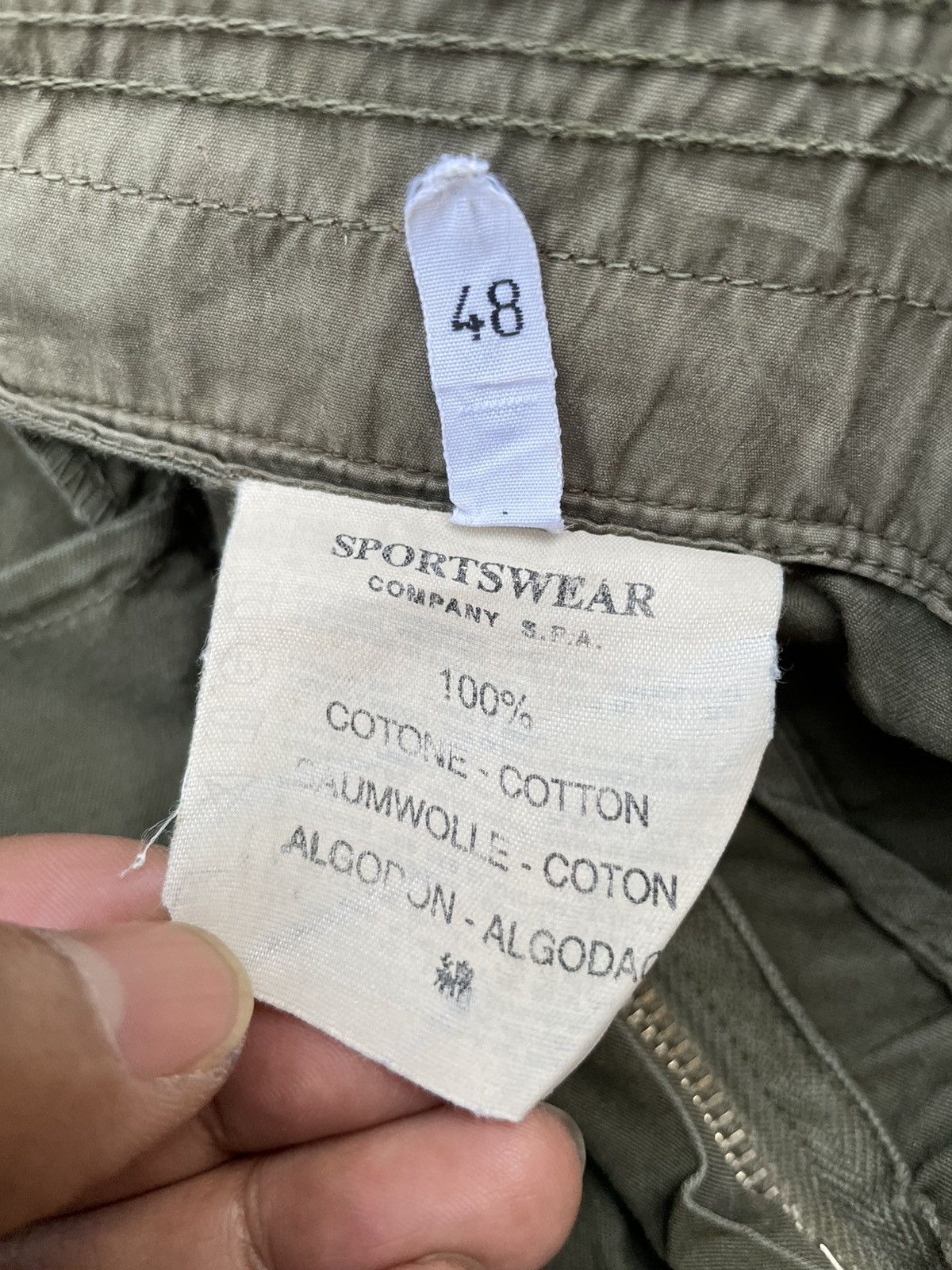 Designer × Stone Island × Vintage Stone Island Vintage Military Inspired Trousser Size US 32 / EU 48 - 14 Thumbnail
