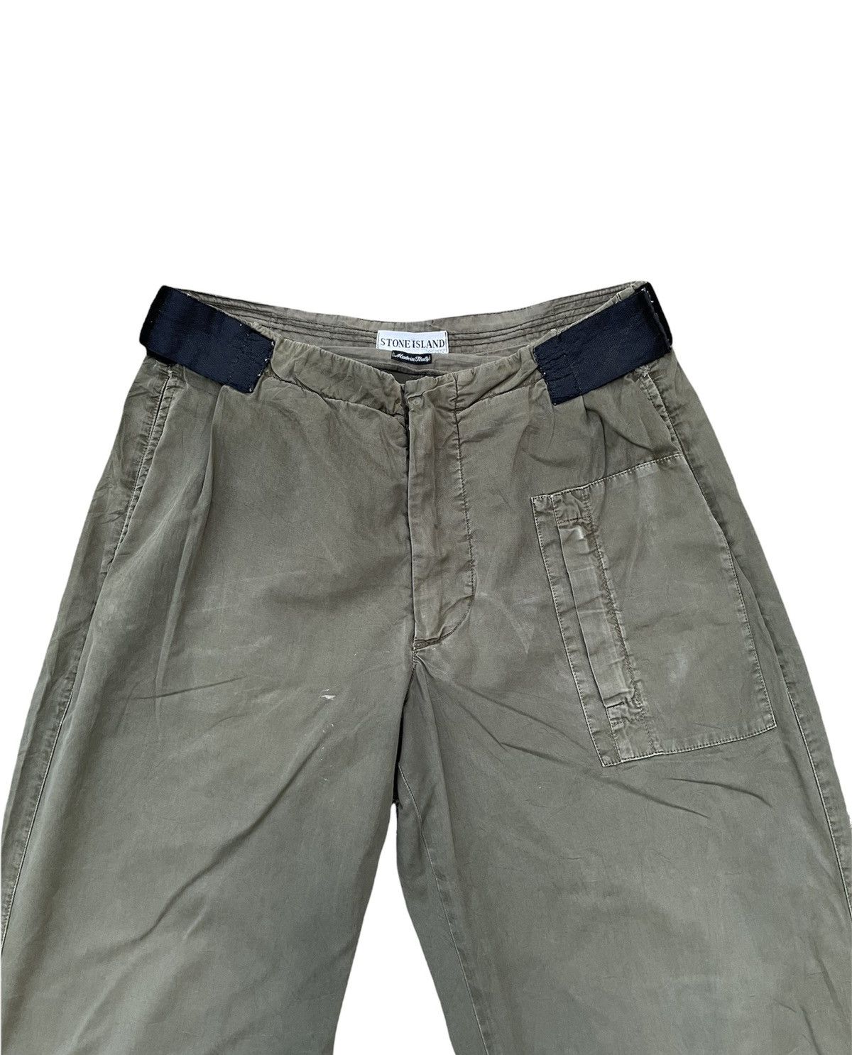 Designer × Stone Island × Vintage Stone Island Vintage Military Inspired Trousser Size US 32 / EU 48 - 5 Thumbnail