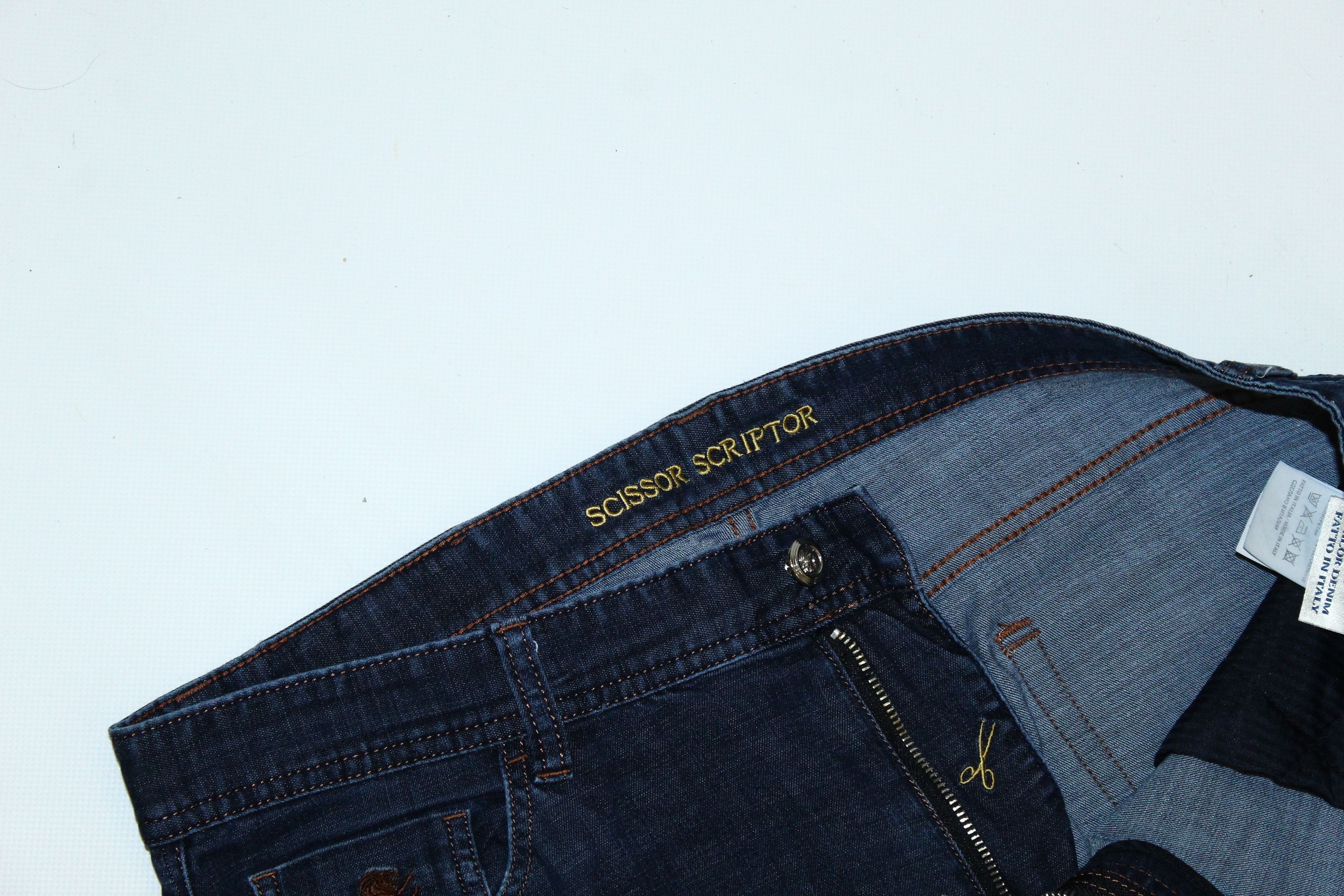 Ermenegildo Zegna Scissor Scriptor Gold Edition Cesare Straight Pants Size US 38 / EU 54 - 4 Thumbnail