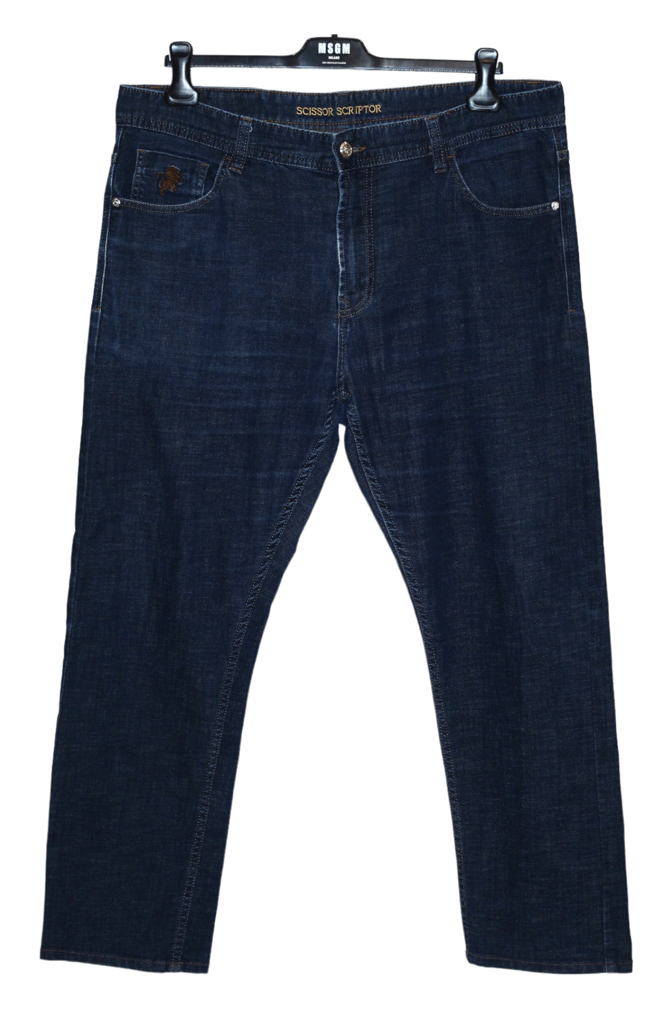 Ermenegildo Zegna Scissor Scriptor Gold Edition Cesare Straight Pants Size US 38 / EU 54 - 2 Thumbnail