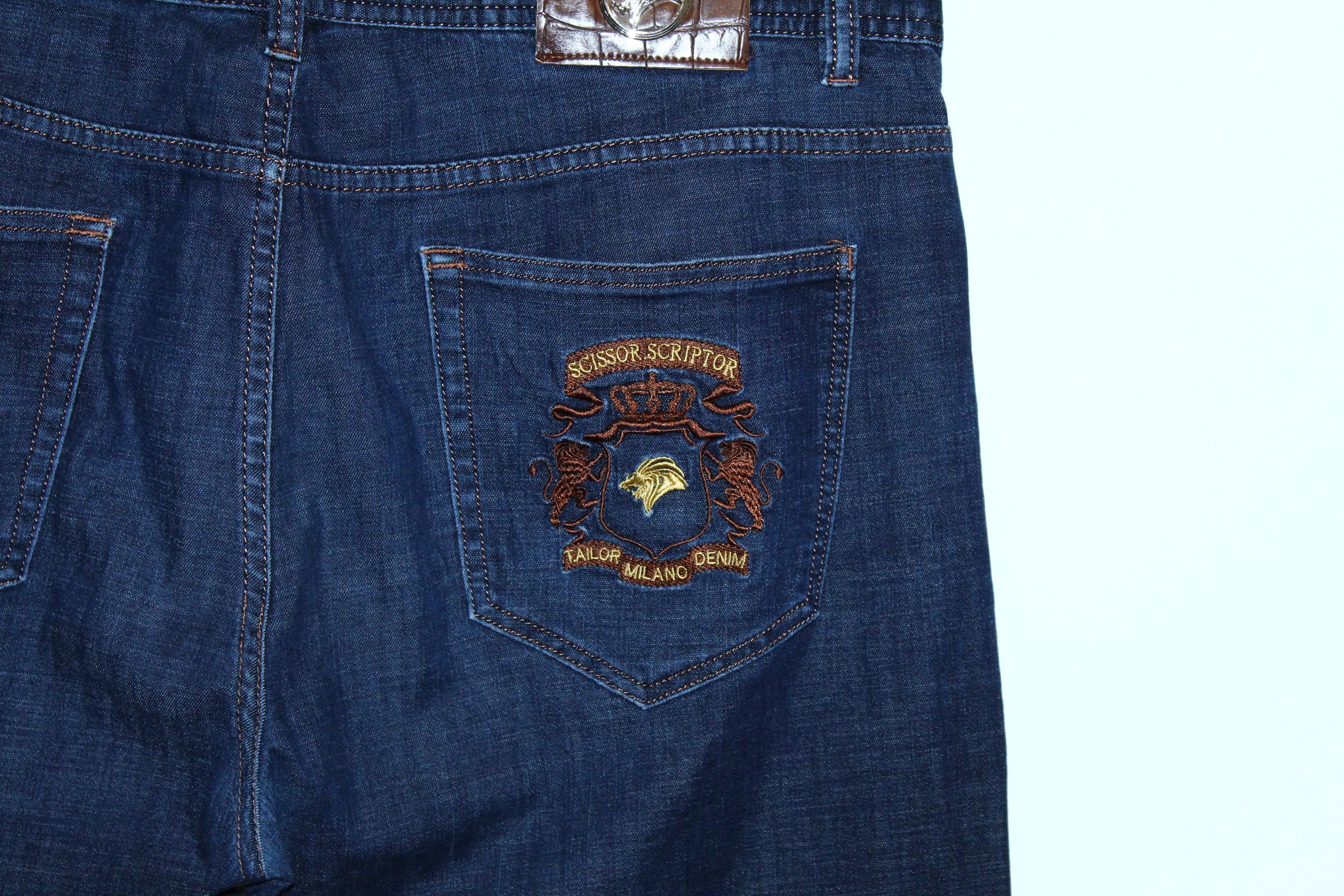 Ermenegildo Zegna Scissor Scriptor Gold Edition Cesare Straight Pants Size US 38 / EU 54 - 7 Thumbnail