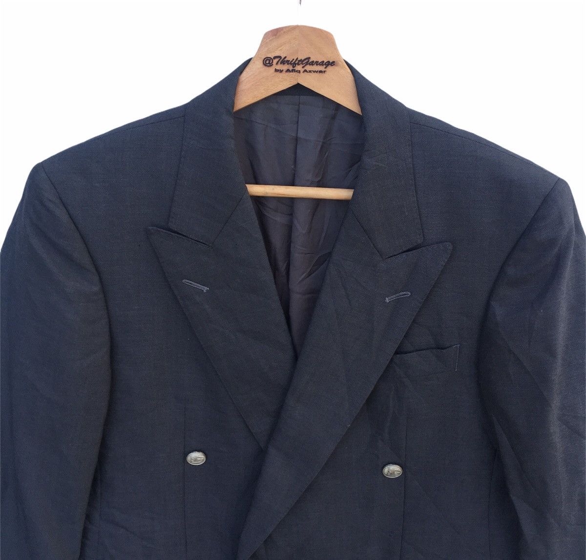 Burberry Burberry London Double Breasted Blazer Size US M / EU 48-50 / 2 - 2 Thumbnail