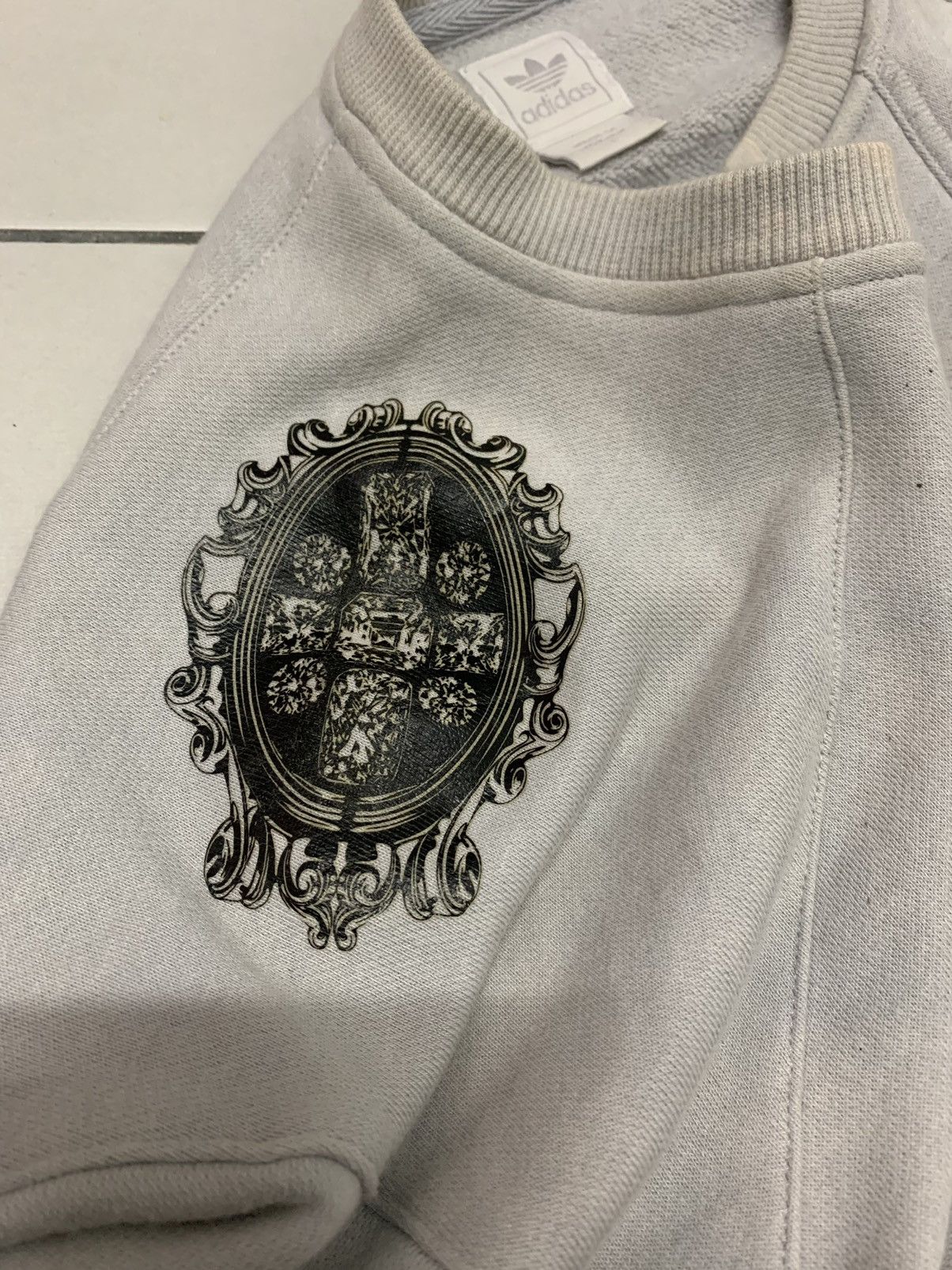 Adidas × Vintage Rare Design Adidas Sweatshirt Size US L / EU 52-54 / 3 - 8 Thumbnail