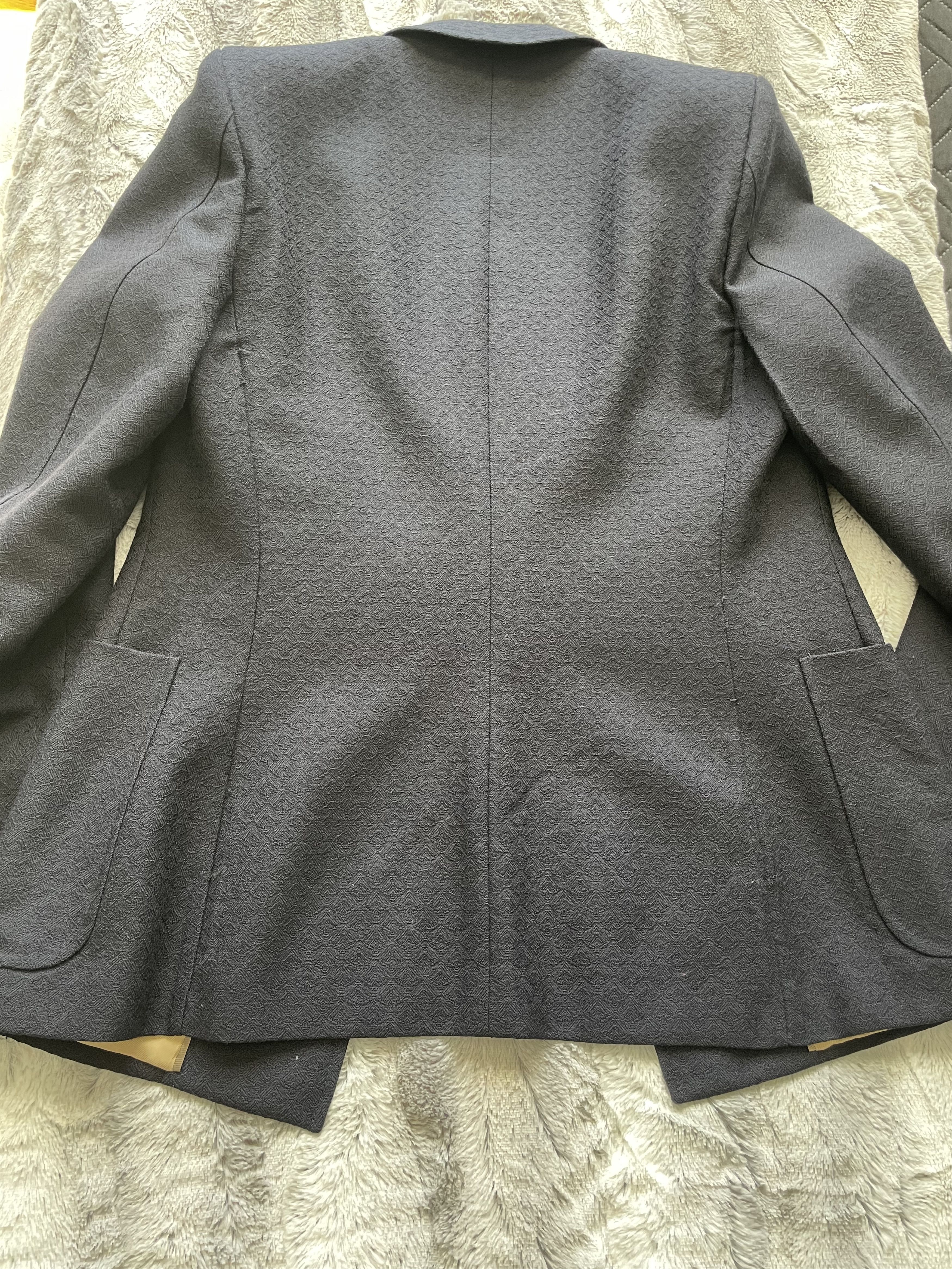 Gucci Gucci Navy Blue Texturized Double Breasted Blazer SS2020 Size 44R - 10 Thumbnail