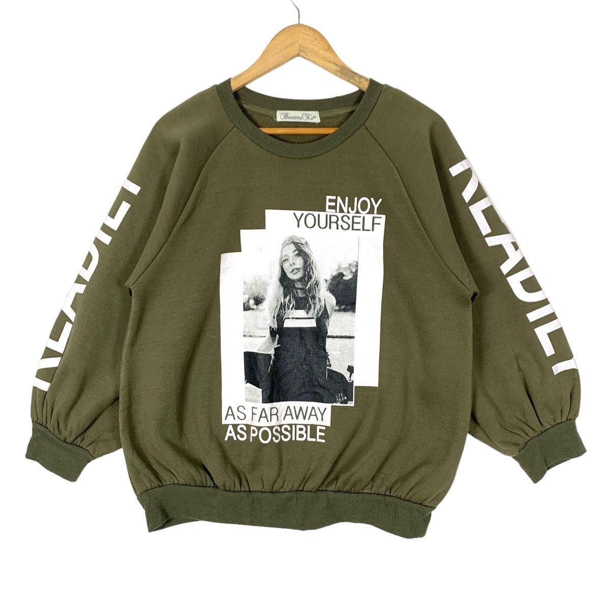Vintage Banana Hip Streetwear Big Logo Crewneck Sweatshirt