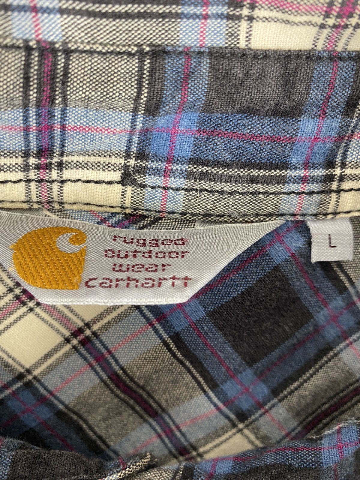 Carhartt Vintage Carhartt Button Up Long Sleeve Shirt Size L Size US L / EU 52-54 / 3 - 8 Thumbnail