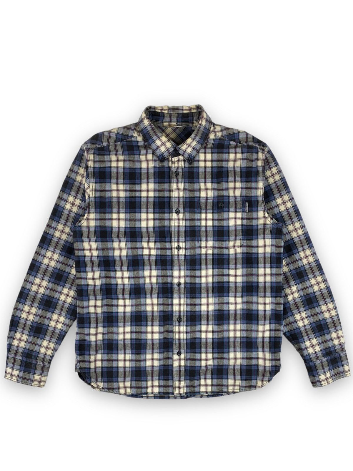 Carhartt Vintage Carhartt Button Up Long Sleeve Shirt Size L Size US L / EU 52-54 / 3 - 2 Thumbnail