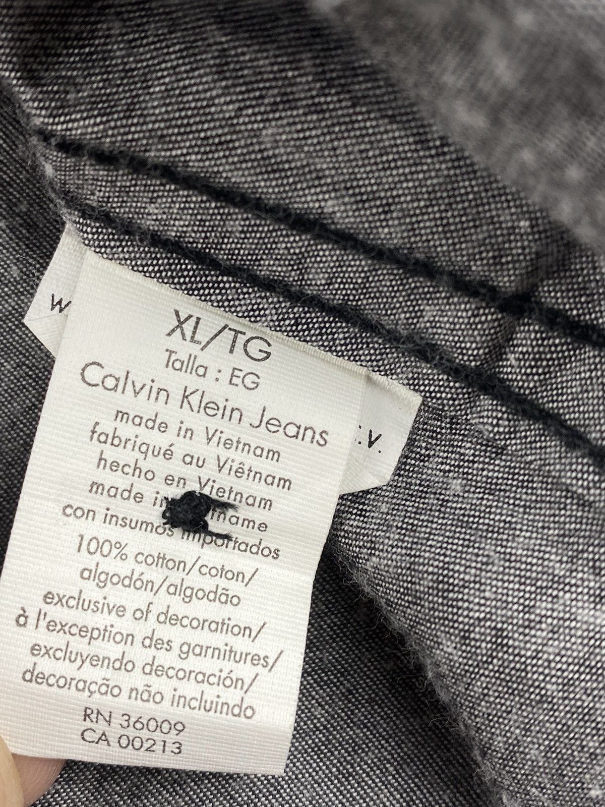 Calvin Klein × Vintage Mens Luxury Shirt Long Sleeve Calvin Klein Size XL Size US XL / EU 56 / 4 - 10 Thumbnail