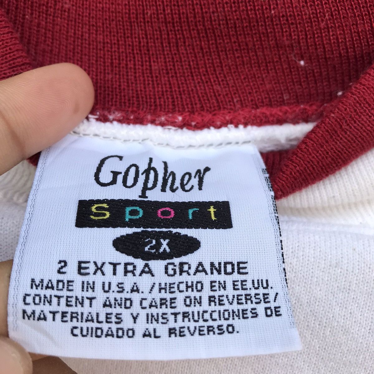 Vintage Vintage Ghoper Sport South Dakota Crewneck Sweatshirt Size US XL / EU 56 / 4 - 5 Thumbnail