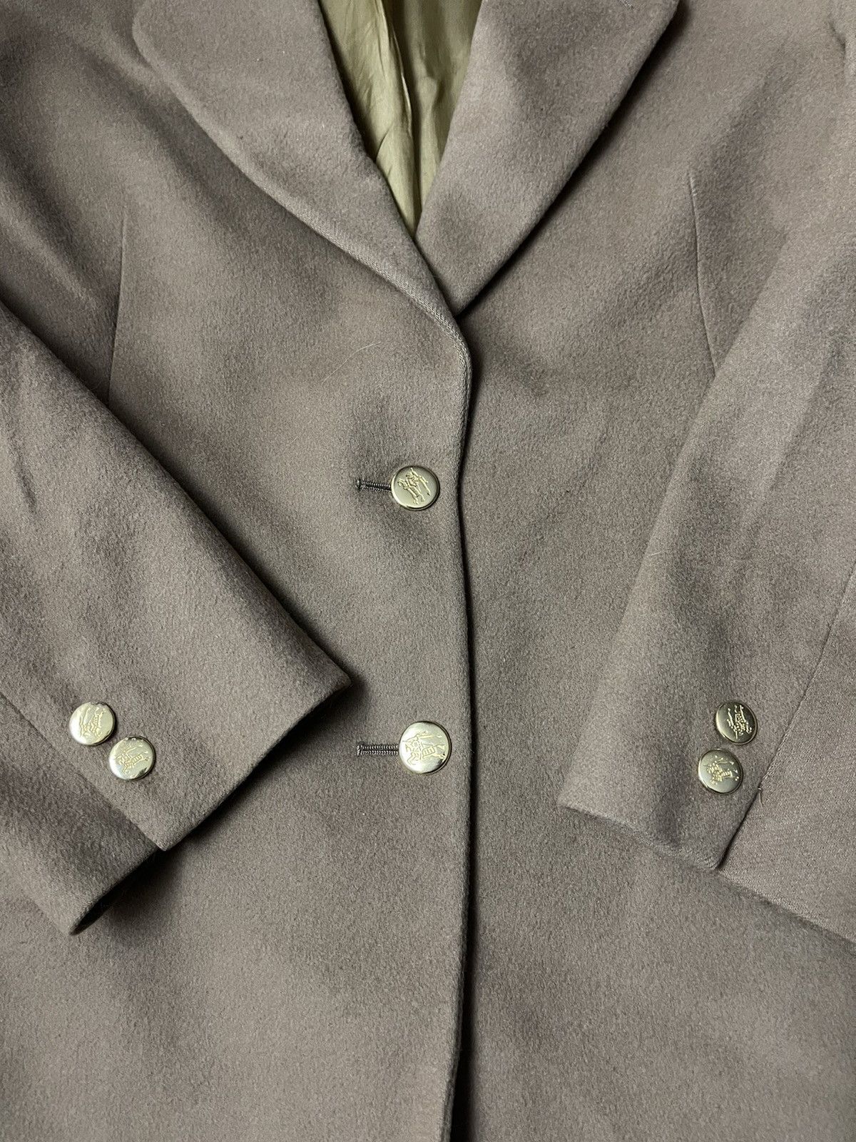 Burberry × Designer × Vintage Burberry’s vintage wool blazer with shining buttons Size M / US 6-8 / IT 42-44 - 4 Thumbnail