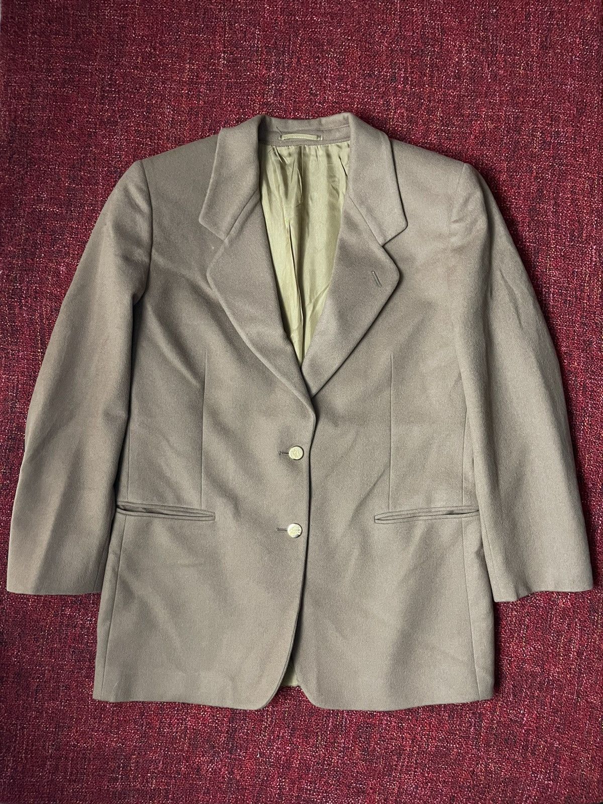 Burberry × Designer × Vintage Burberry’s vintage wool blazer with shining buttons Size M / US 6-8 / IT 42-44 - 1 Thumbnail