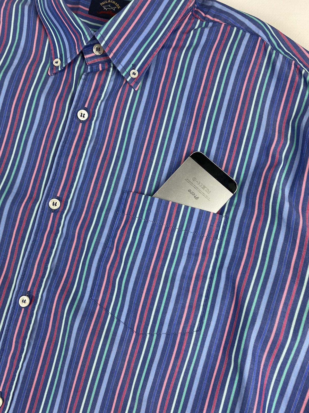 Paul & Shark × Vintage Mens Vintage Paul Shark Yachting Shirt Long Sleeve Size XXL Size US XXL / EU 58 / 5 - 4 Thumbnail