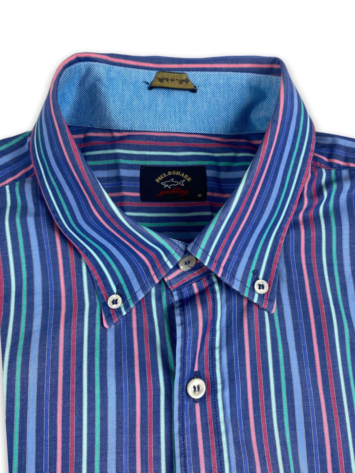 Paul & Shark × Vintage Mens Vintage Paul Shark Yachting Shirt Long Sleeve Size XXL Size US XXL / EU 58 / 5 - 3 Thumbnail