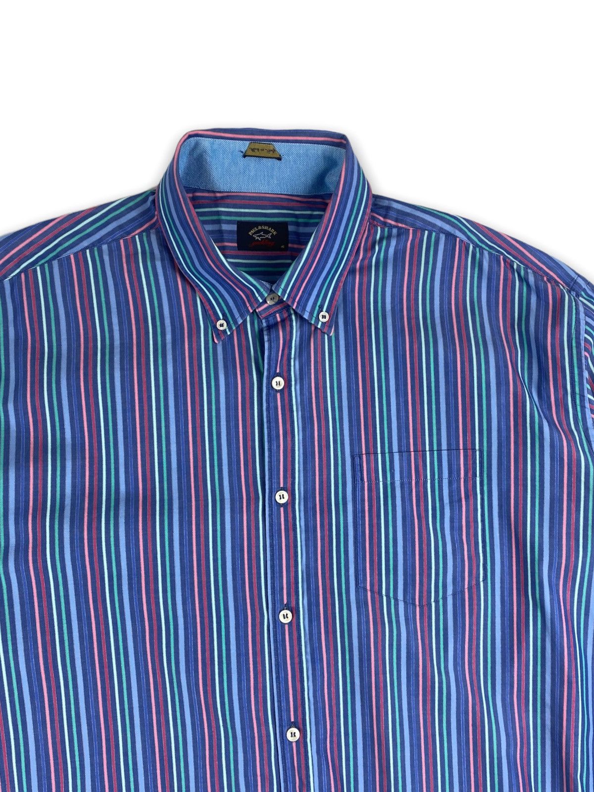 Paul & Shark × Vintage Mens Vintage Paul Shark Yachting Shirt Long Sleeve Size XXL Size US XXL / EU 58 / 5 - 2 Thumbnail