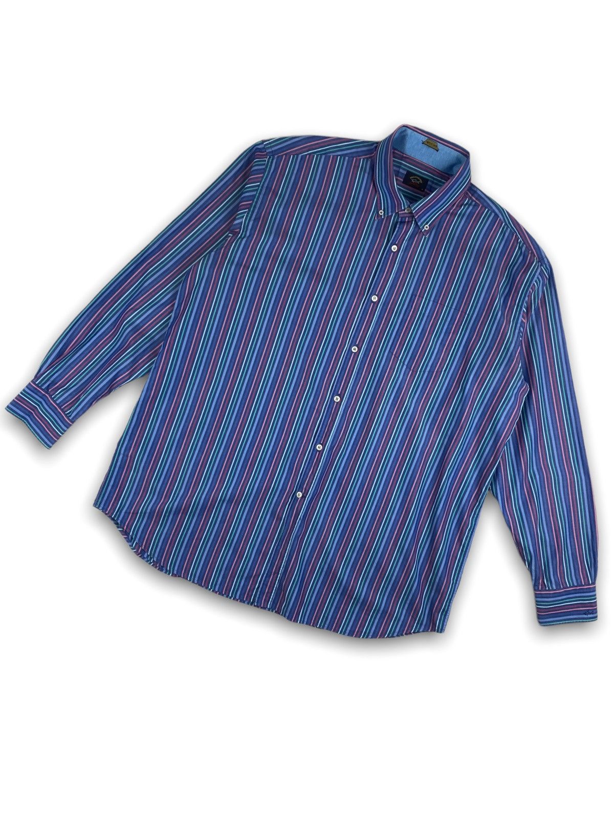 Paul & Shark × Vintage Mens Vintage Paul Shark Yachting Shirt Long Sleeve Size XXL Size US XXL / EU 58 / 5 - 1 Thumbnail