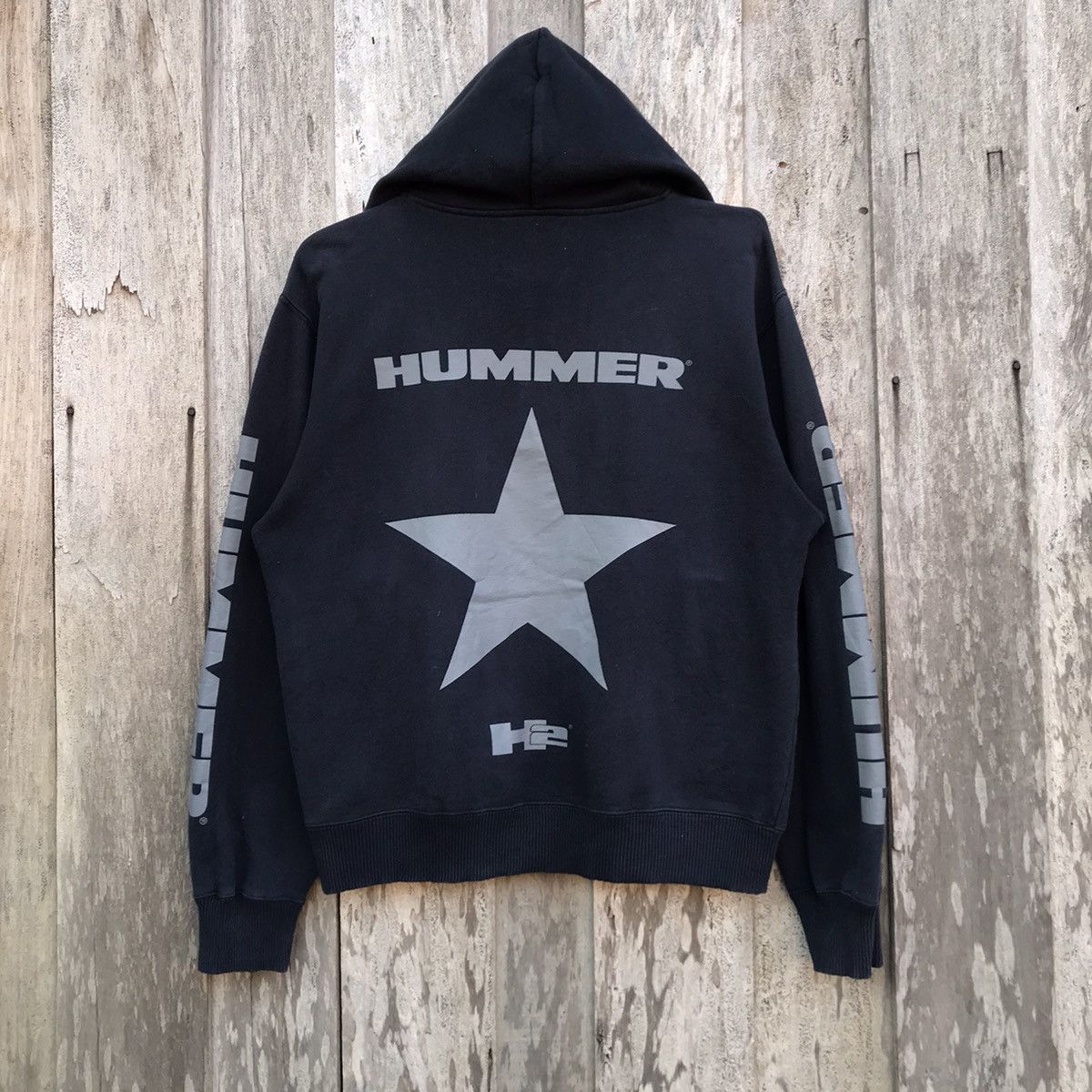 Vintage Hummer Hoodie Sweatshirt Big Logo