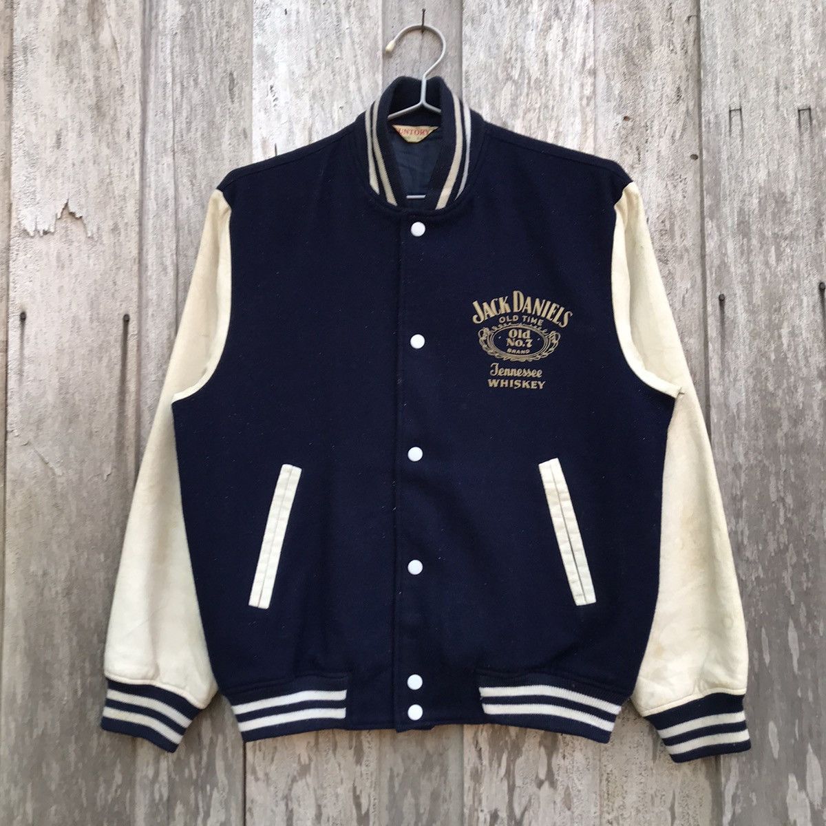 Japanese Brand Vintage Suntory Jack Daniels Varsity Jacket Size US M / EU 48-50 / 2 - 1 Thumbnail