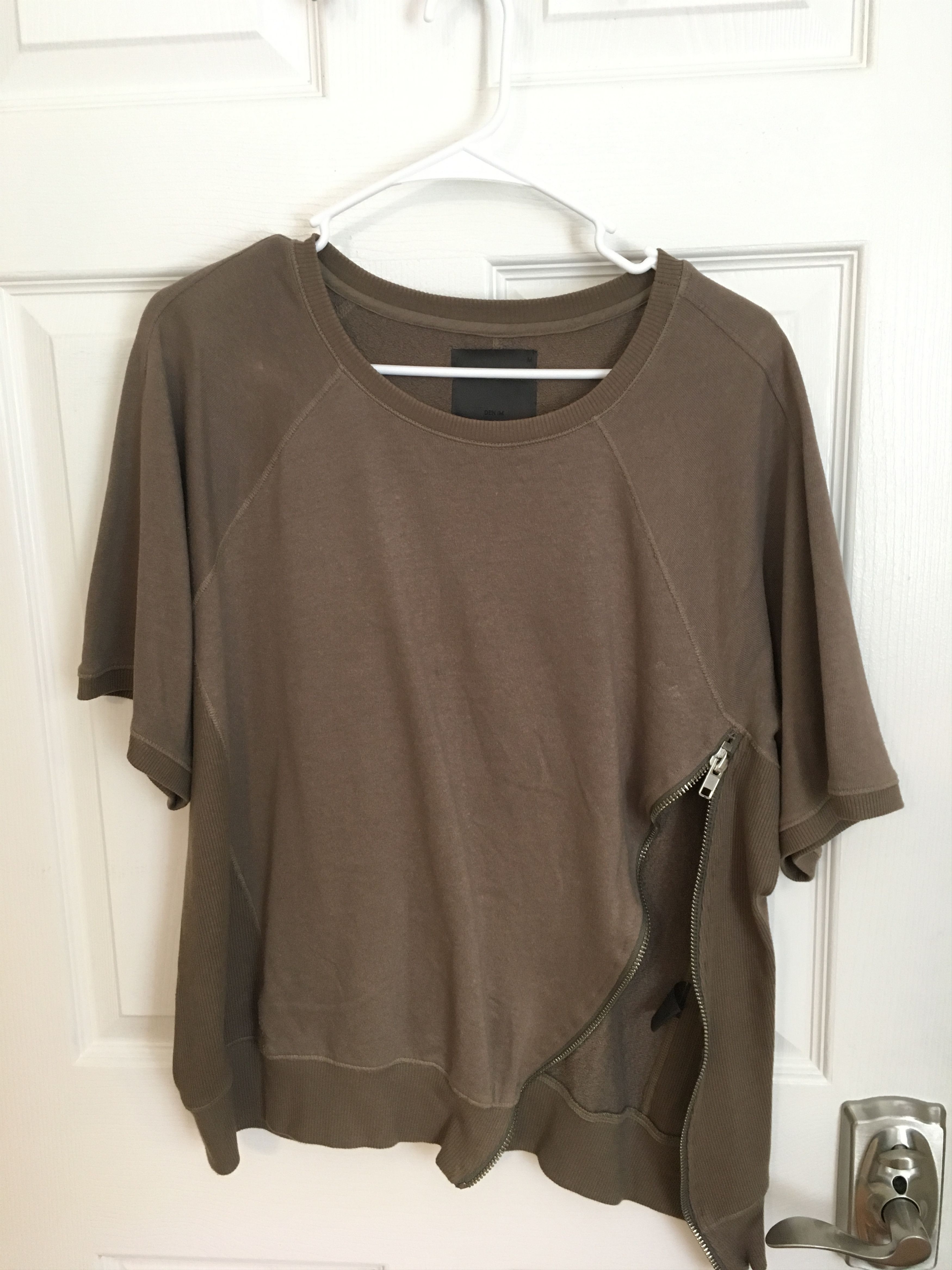 DEN IM by SIKI IM Asymmetric Side Zip Sweatshirt Size US M / EU 48-50 / 2 - 2 Thumbnail