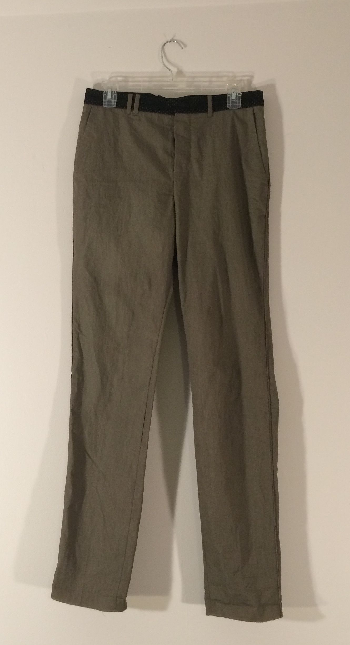 image of Tim Coppens Olive Piped Pants, Men's (Size 32)