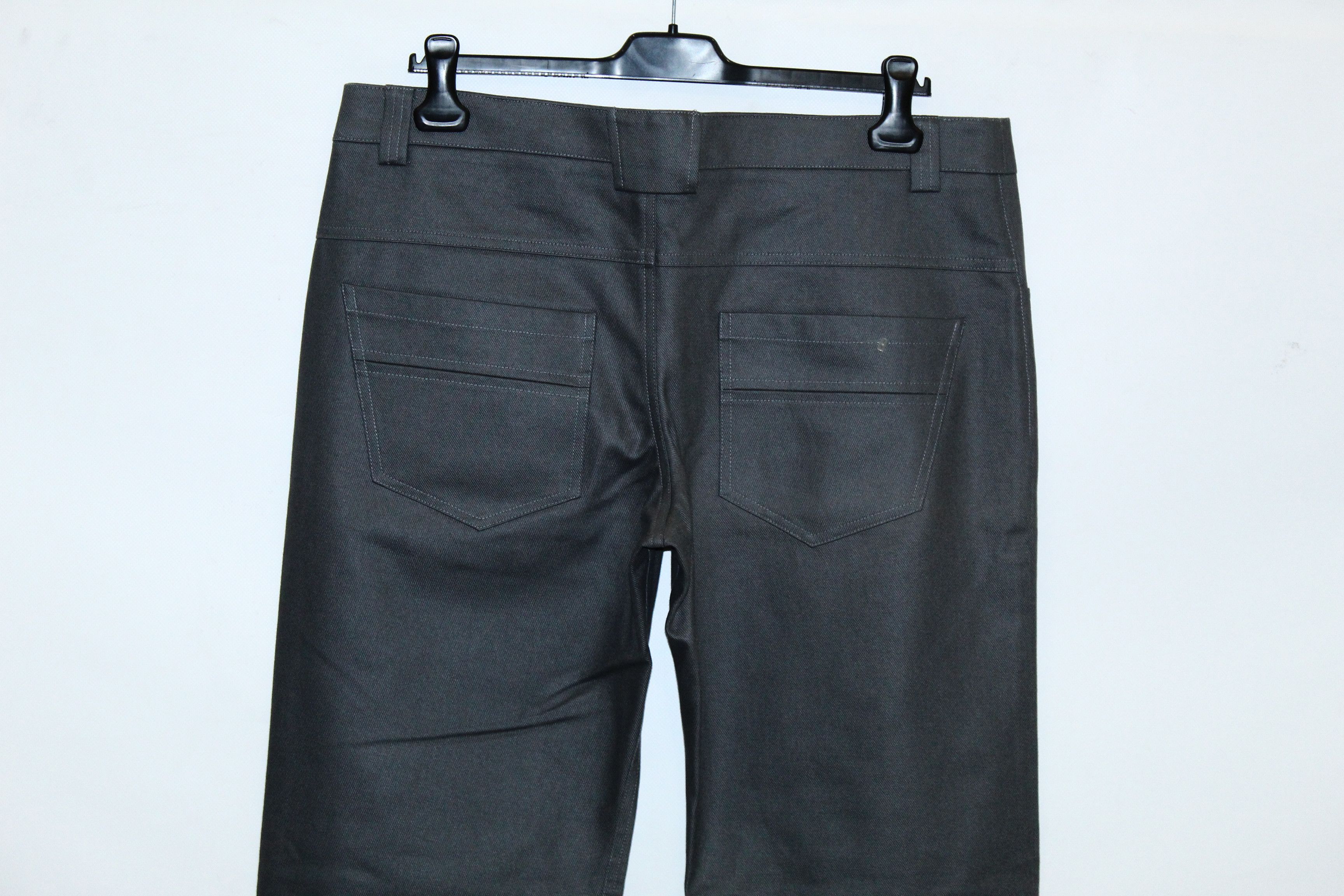 Other Obakki Straight leg Wool Viscose Charcoral Grey Coated Pants Size US 36 / EU 52 - 7 Thumbnail