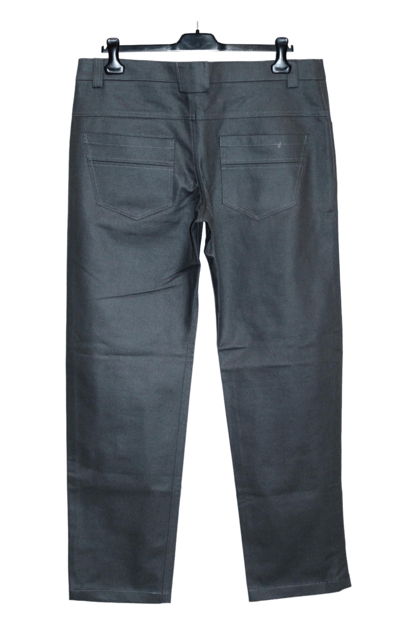 Other Obakki Straight leg Wool Viscose Charcoral Grey Coated Pants Size US 36 / EU 52 - 11 Thumbnail