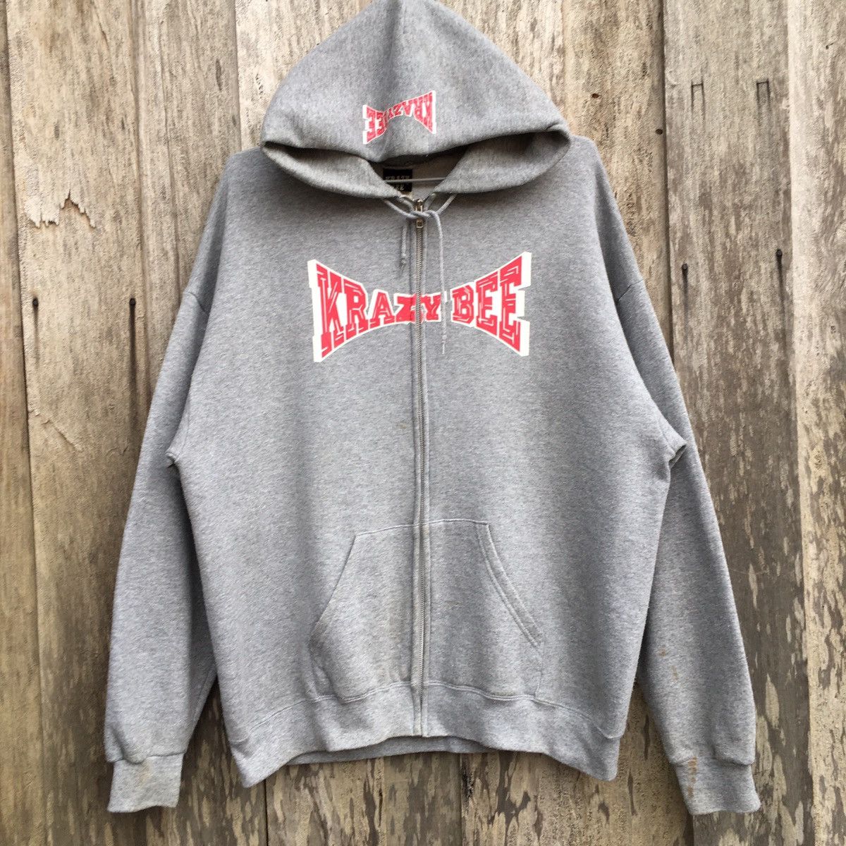 Vintage Vintage Krazy Bee Spell Out Hoodie Sweatshirt Big Logo Size US L / EU 52-54 / 3 - 1 Thumbnail