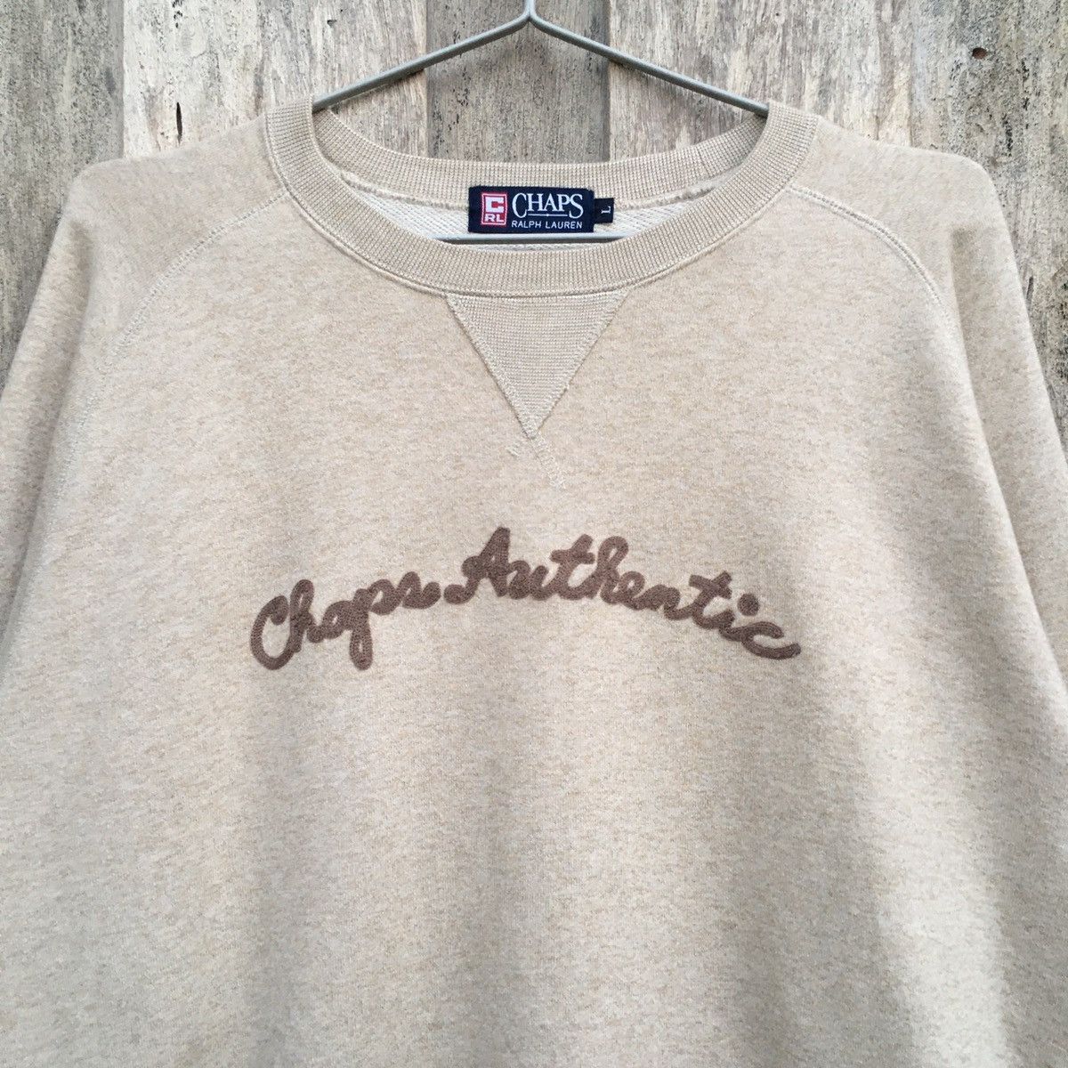 Chaps × Chaps Ralph Lauren × Vintage Vintage Chaps Ralph Lauren Spell Out Sweatshirt Big Logo Size US L / EU 52-54 / 3 - 2 Thumbnail