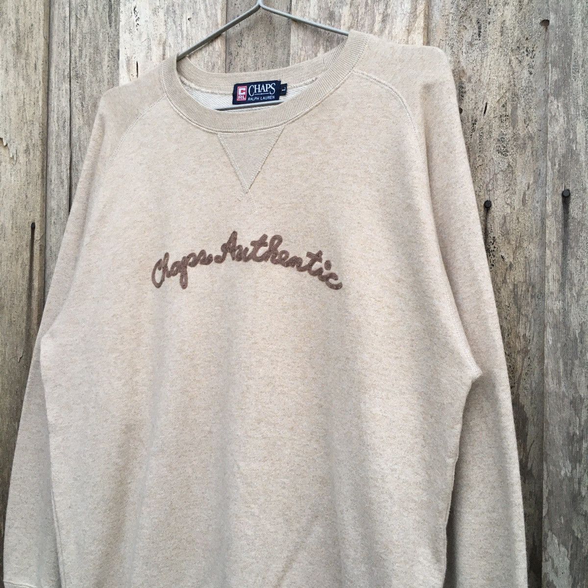 Chaps × Chaps Ralph Lauren × Vintage Vintage Chaps Ralph Lauren Spell Out Sweatshirt Big Logo Size US L / EU 52-54 / 3 - 3 Thumbnail