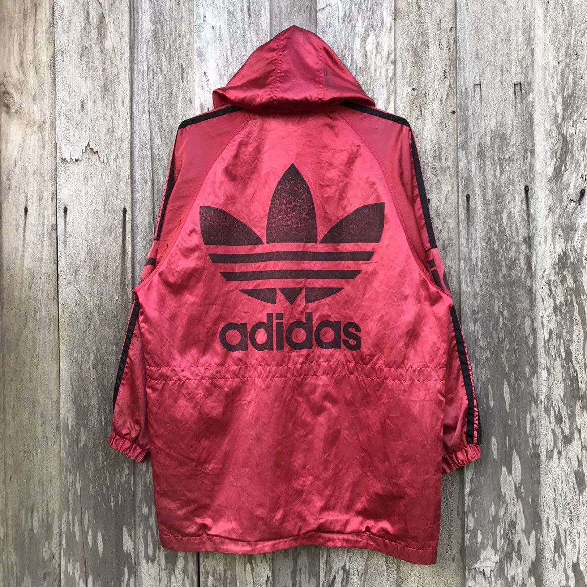 Adidas × Descente × Vintage Vintage Adidas Descente Windbreaker Jacket Big Logo Size US L / EU 52-54 / 3 - 2 Thumbnail