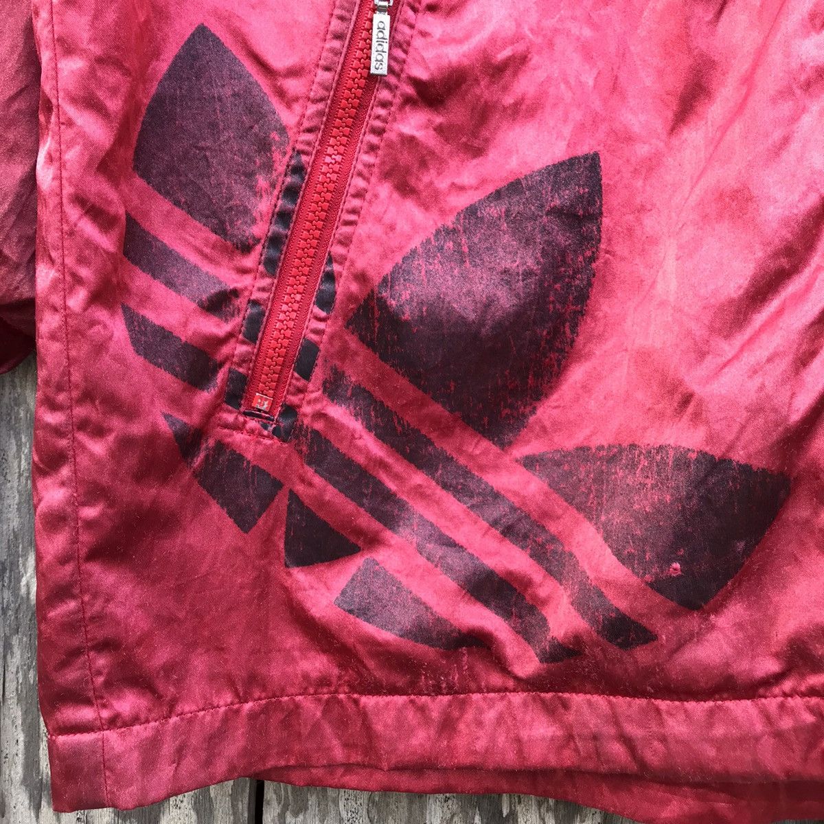 Adidas × Descente × Vintage Vintage Adidas Descente Windbreaker Jacket Big Logo Size US L / EU 52-54 / 3 - 8 Thumbnail