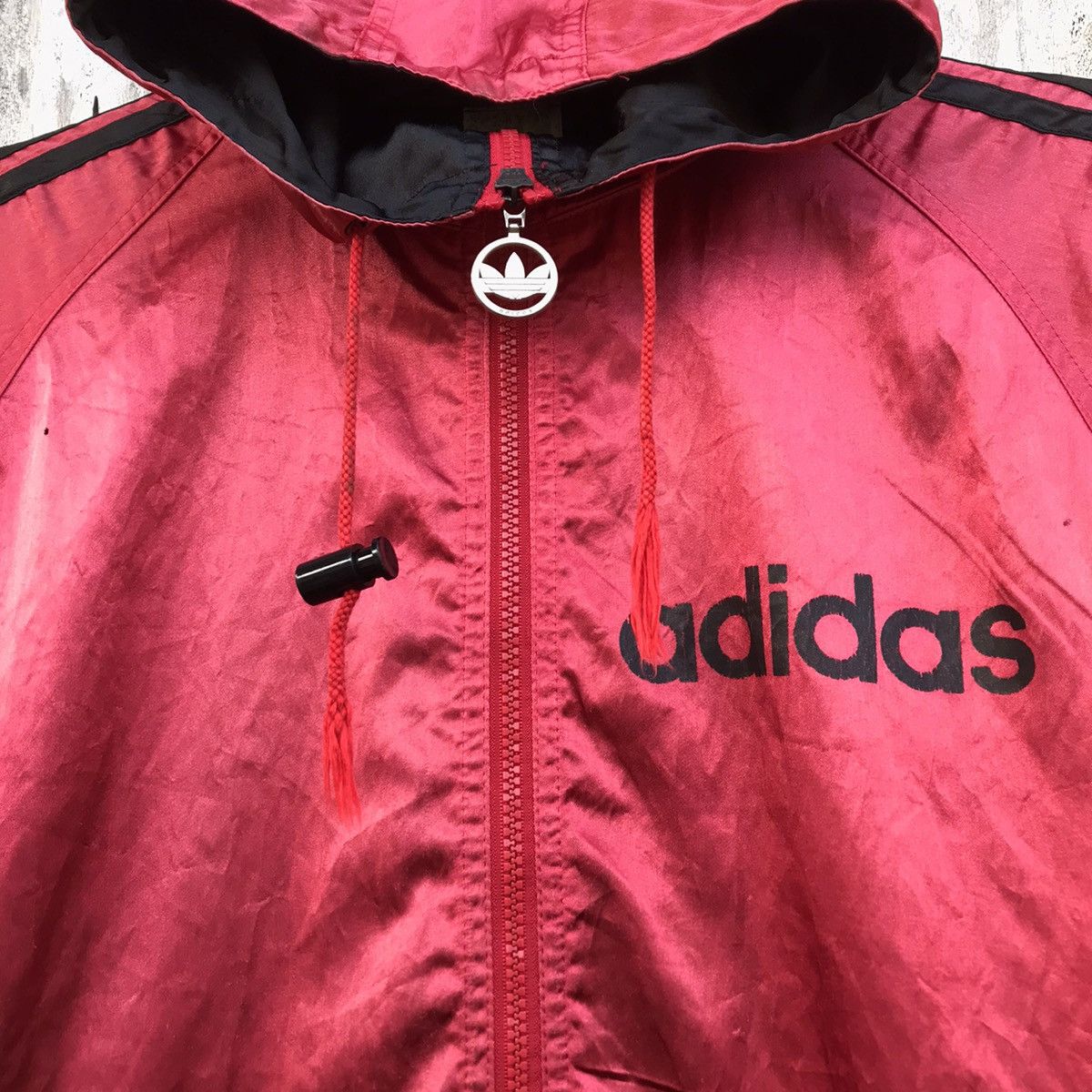 Adidas × Descente × Vintage Vintage Adidas Descente Windbreaker Jacket Big Logo Size US L / EU 52-54 / 3 - 5 Thumbnail