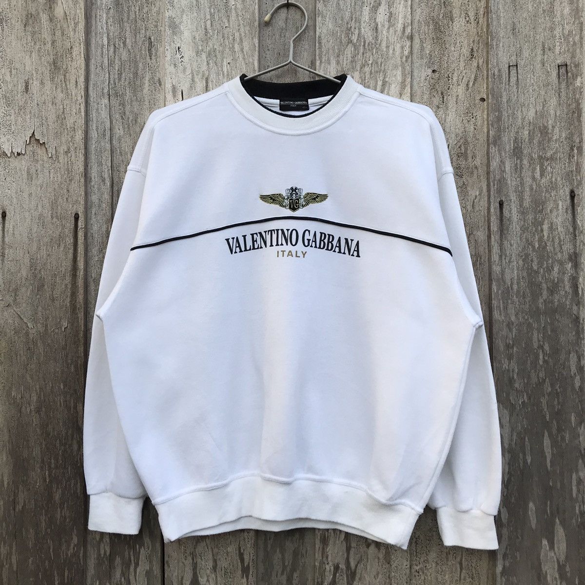 Vintage Vintage Valentino Gabbana Italy Crewneck Sweatshirt Size US L / EU 52-54 / 3 - 1 Thumbnail